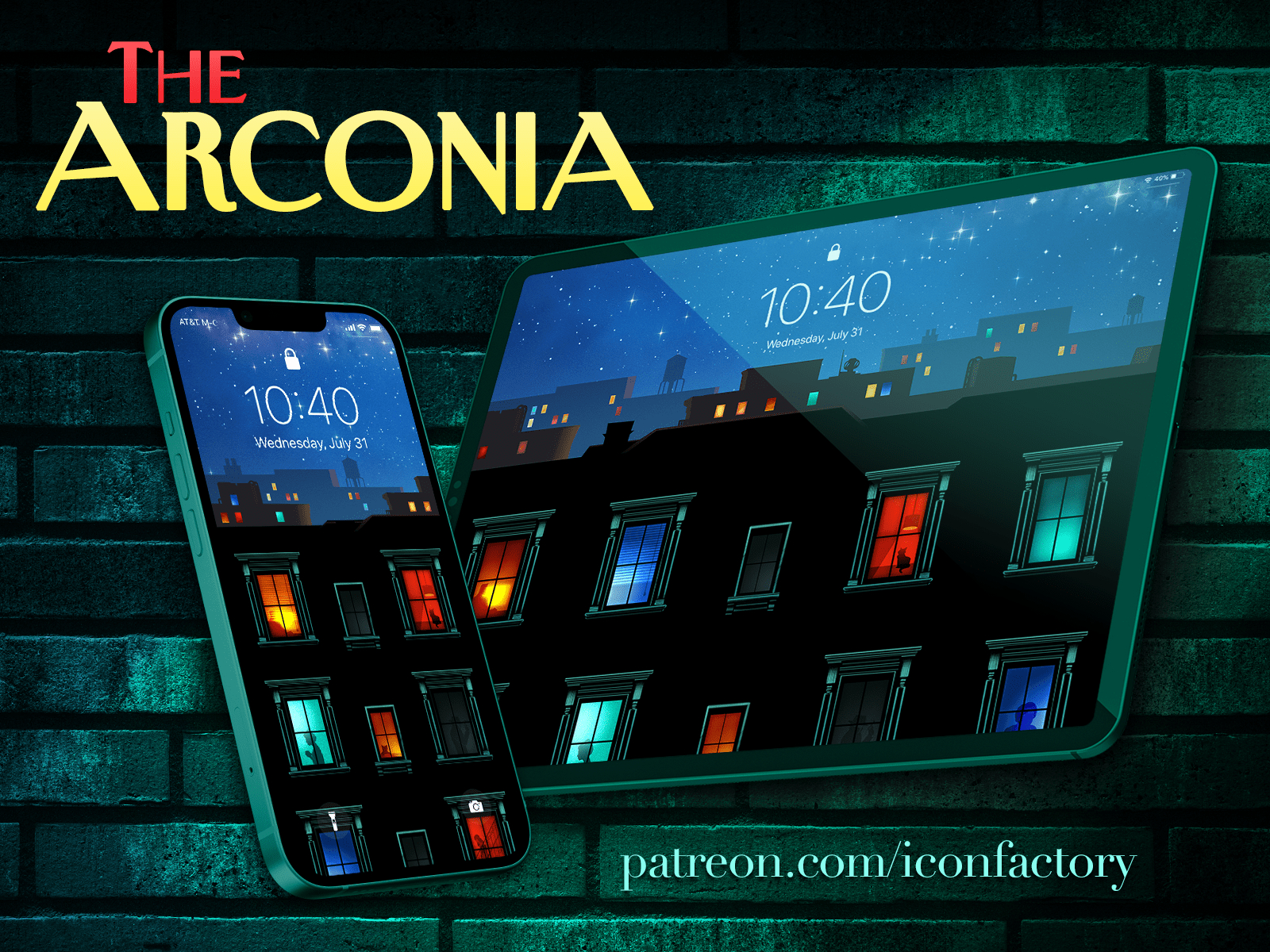 Arconia, Only Murders, Hintergrund, Iconfactory, Design, 1600x1200 HD Desktop