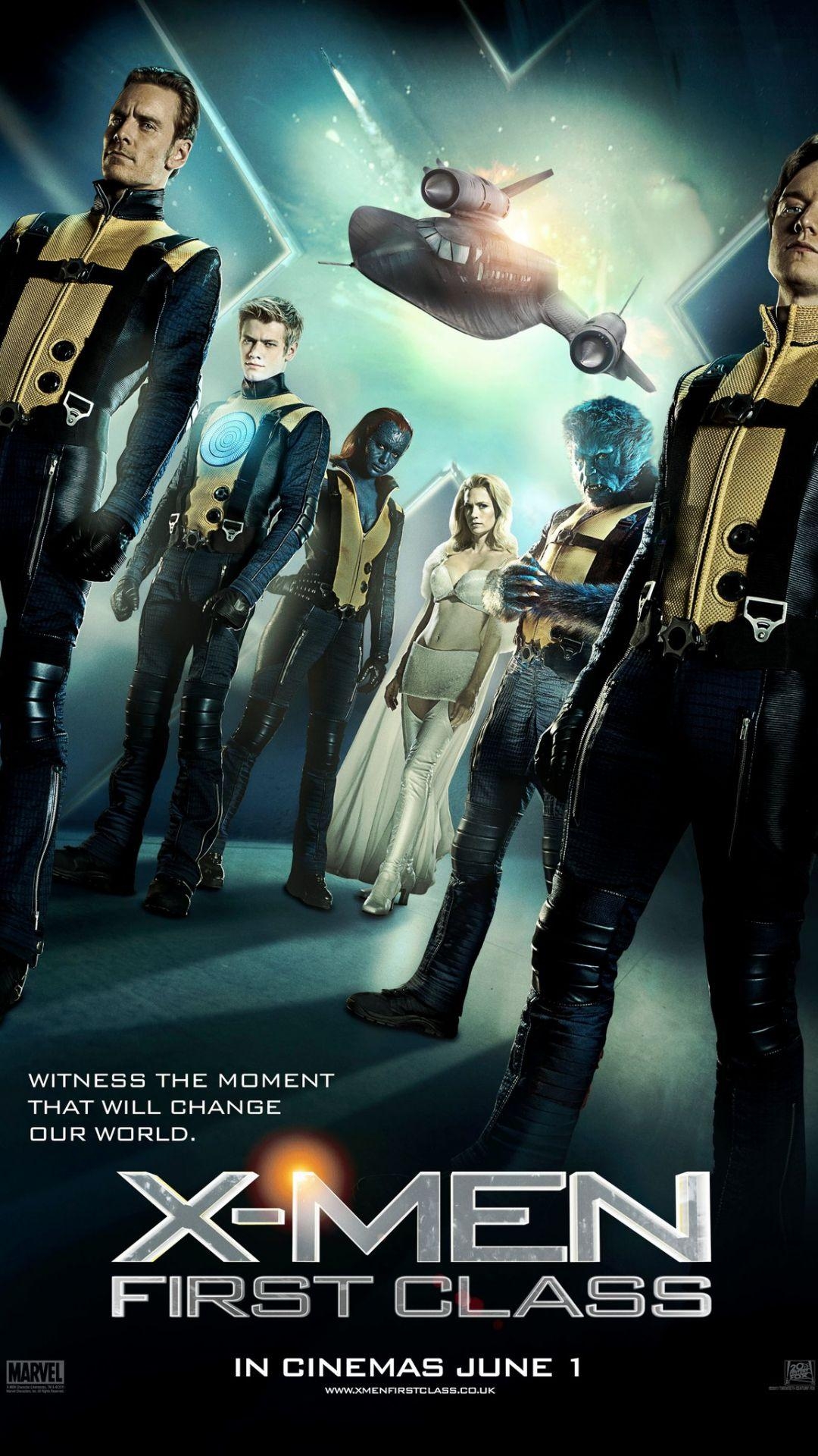 X Men, Erste Klasse, HQ, Desktop, Mobilgerät, 1080x1920 Full HD Handy