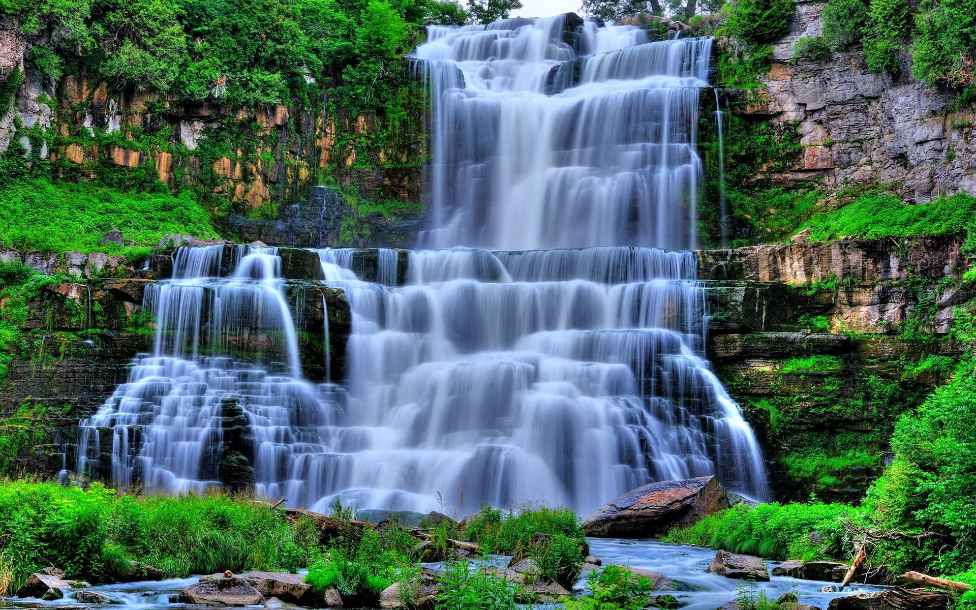 Wasserfall, kostenlos, Full HD, Natur, Bild, 1920x1200 HD Desktop