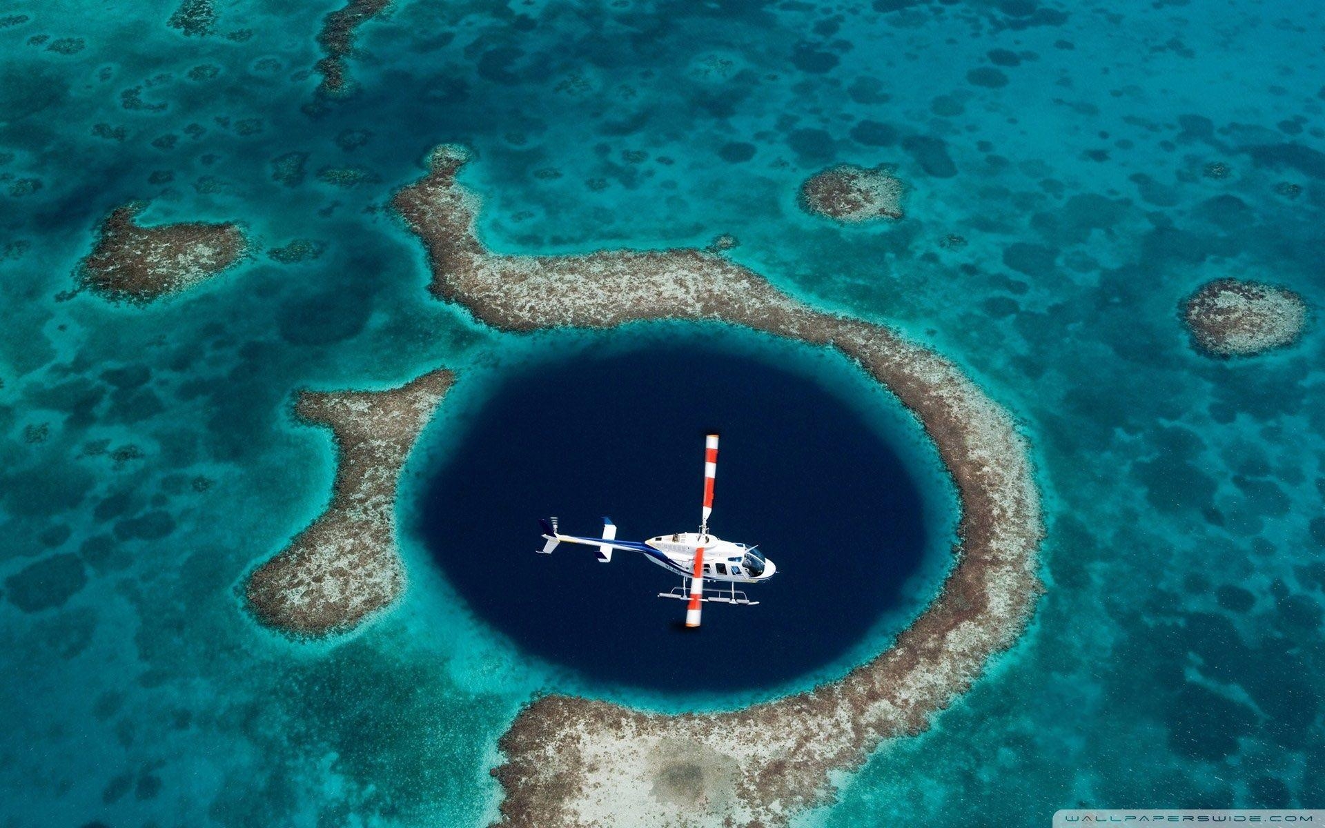 Great Blue Hole, Belize, Ultra-HD, 4K, Reisen, 1920x1200 HD Desktop