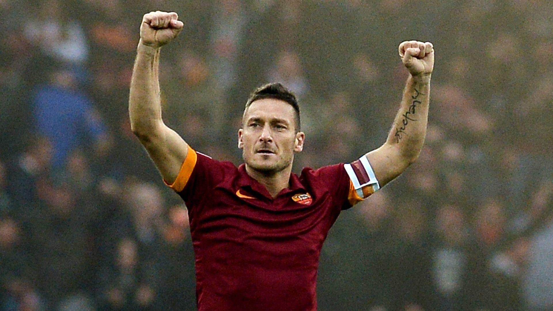 Francesco Totti, Leistung, Porträt, AS Rom, Fußball, 1920x1080 Full HD Desktop