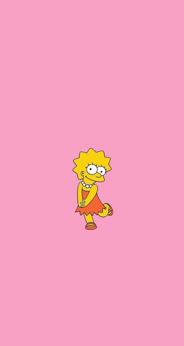 Lisa Simpson, Telefon, Design, Intellektuell, Cartoon, 750x1400 HD Handy