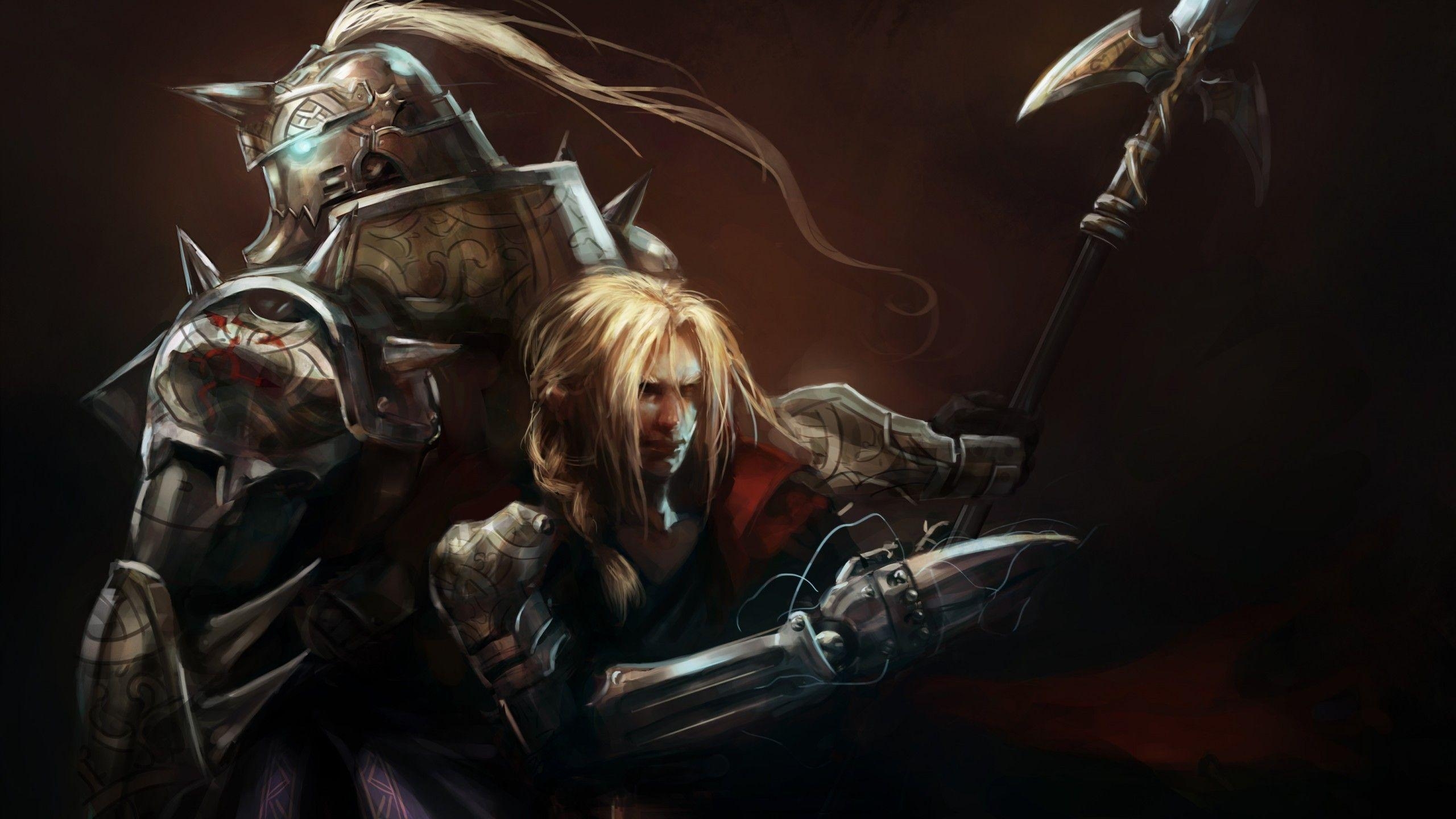 Fullmetal Alchemist, Bruder, Edward Elric, Anime, Alchemist, 2560x1440 HD Desktop