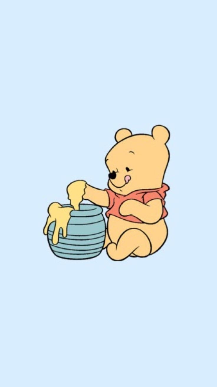 Winnie Puuh, iPhone, Cartoon, Ideen, Disney, 740x1310 HD Handy