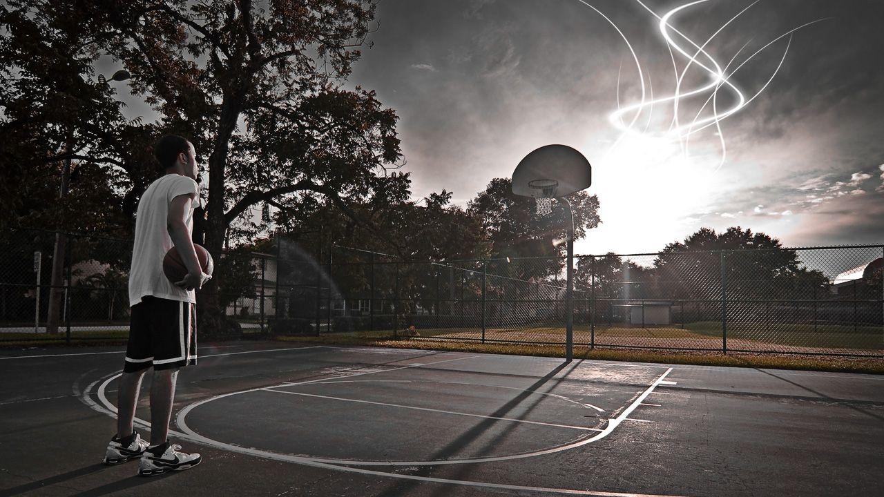 Straßenbasketball, Urban, Intensität, Augenblick, Spiel, 1280x720 HD Desktop