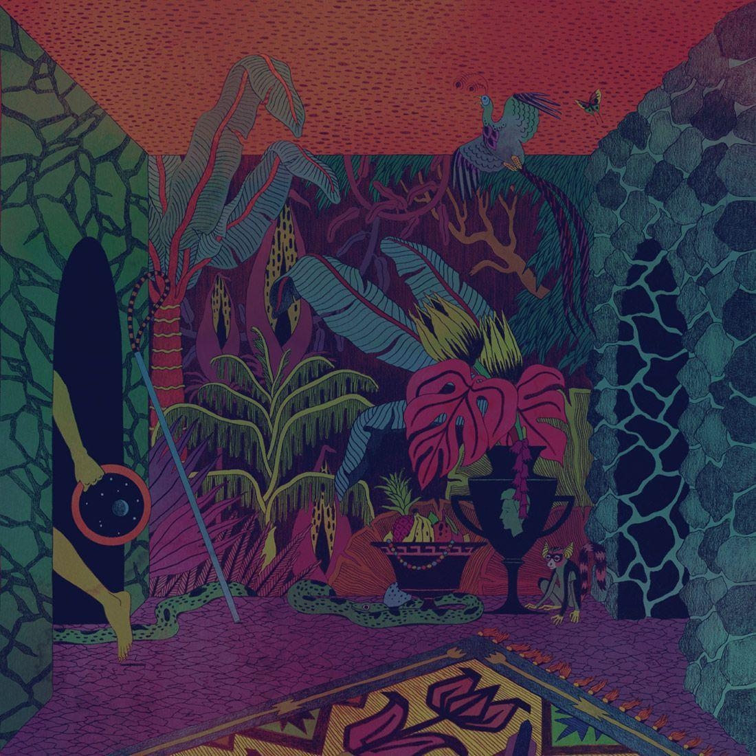 Glass Animals, Musik, ZABA, Artwork, Micah Lidberg, 1100x1100 HD Handy