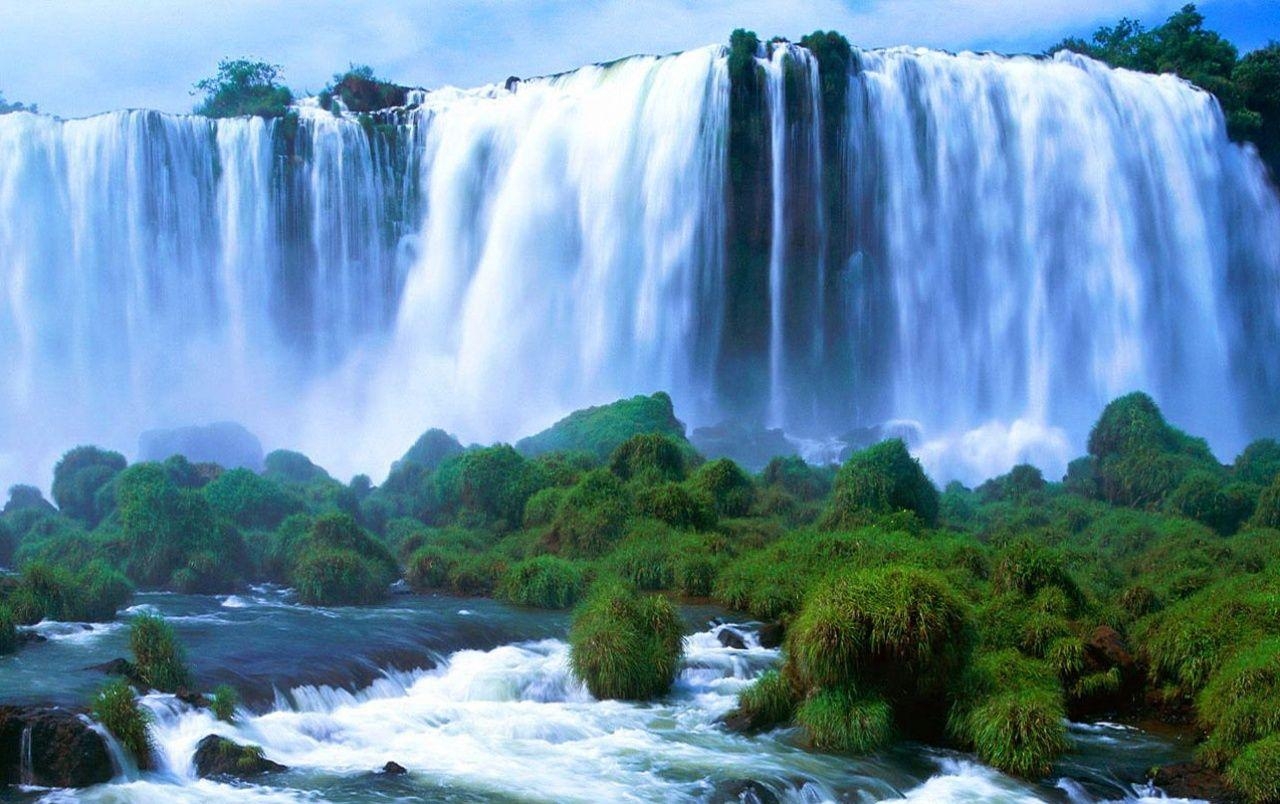 Victoriafälle, Wasserfälle, Natur, Afrika, Landschaft, 1280x810 HD Desktop