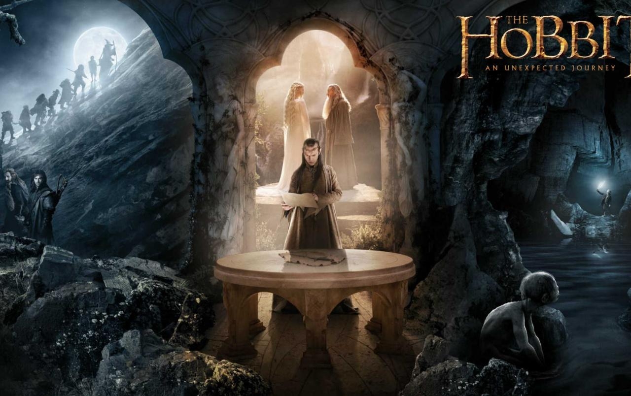 Der Hobbit, Elrond, Film, Bilbo, Mittelerde, 1280x810 HD Desktop