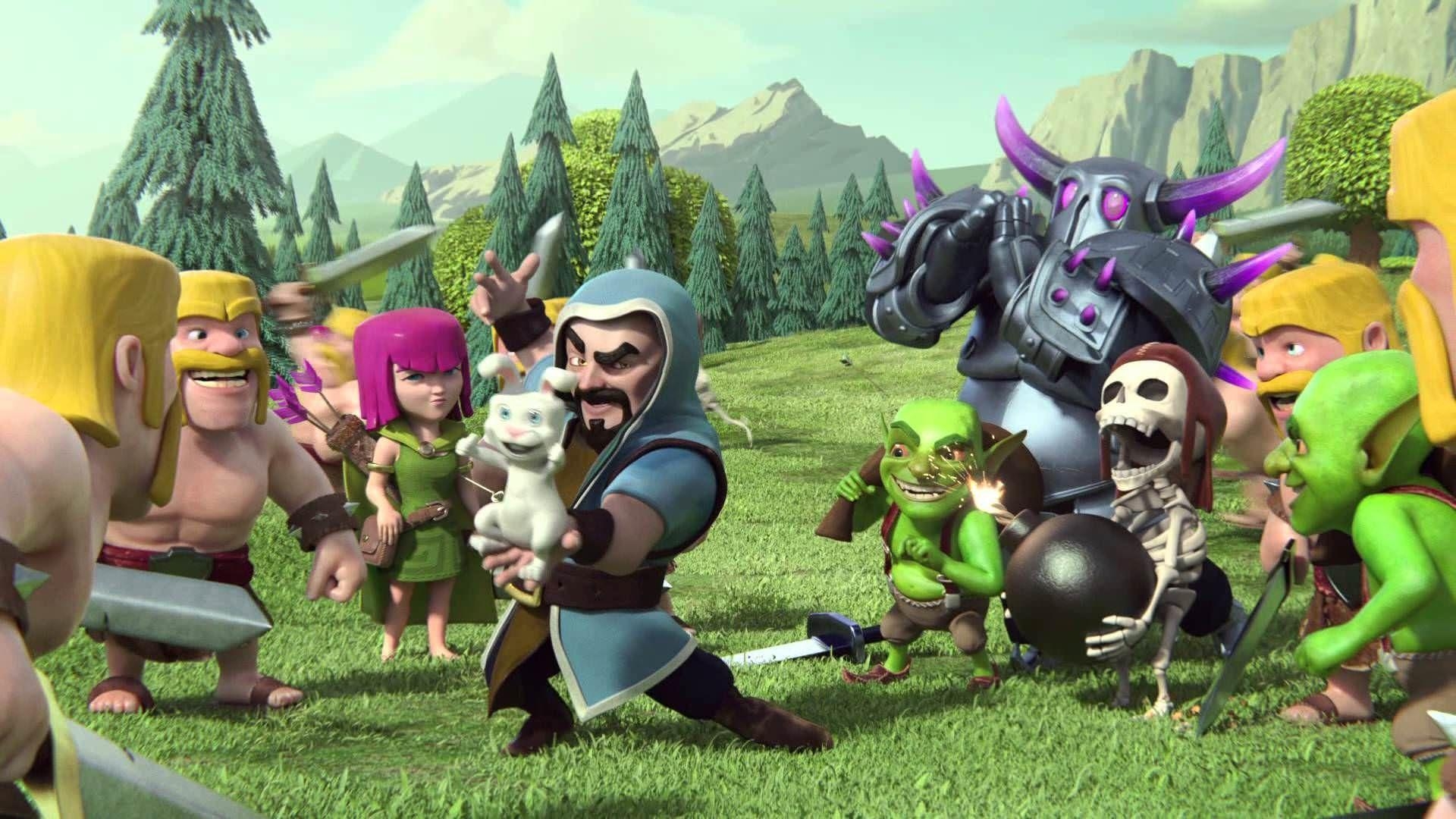 Clash of Clans, Spiel, Gaming, Strategie, Hintergrund, 1920x1080 Full HD Desktop