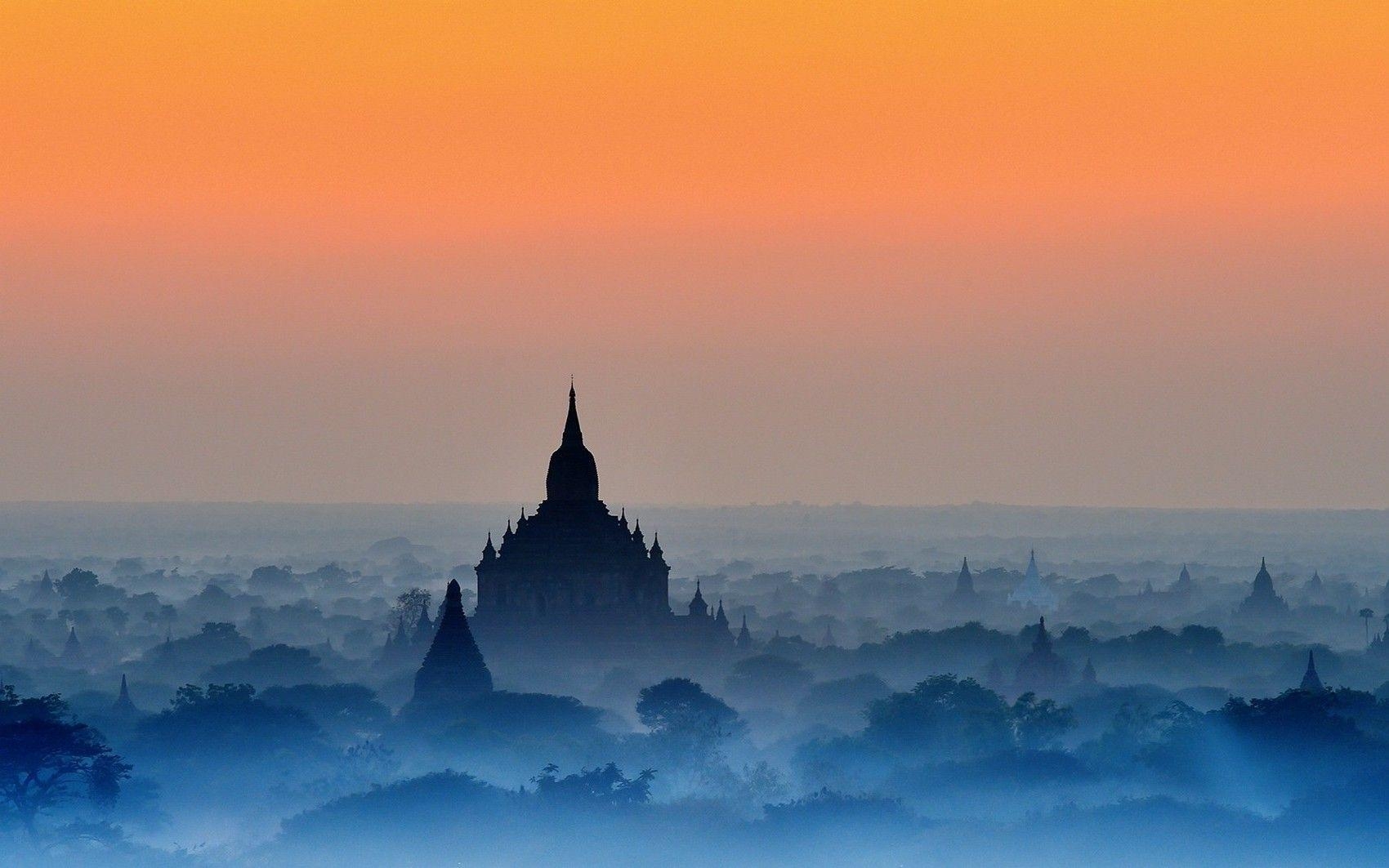 Tempel, Bagan, Bild, Architektur, Myanmar, 1700x1070 HD Desktop