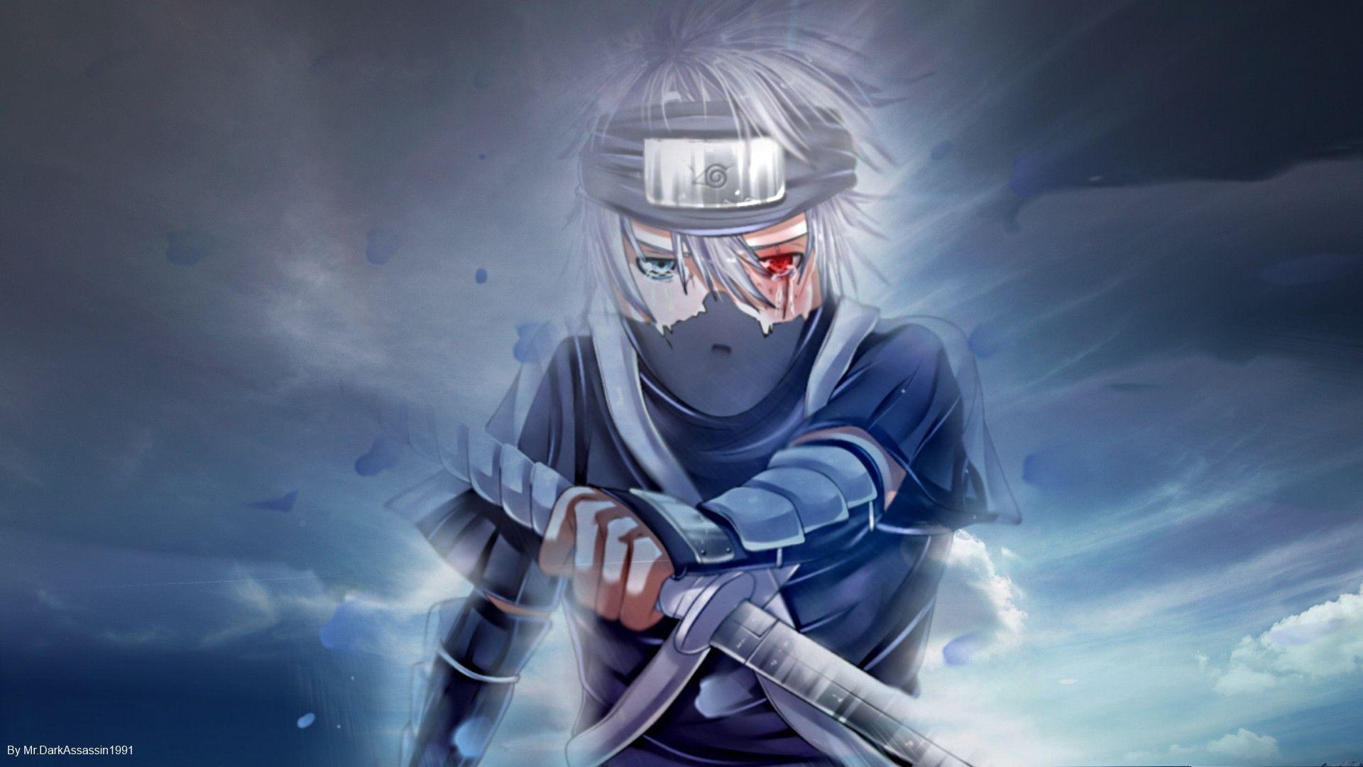 Kakashi Hatake, Naruto, Anime, Figur, Bild, 1920x1080 Full HD Desktop