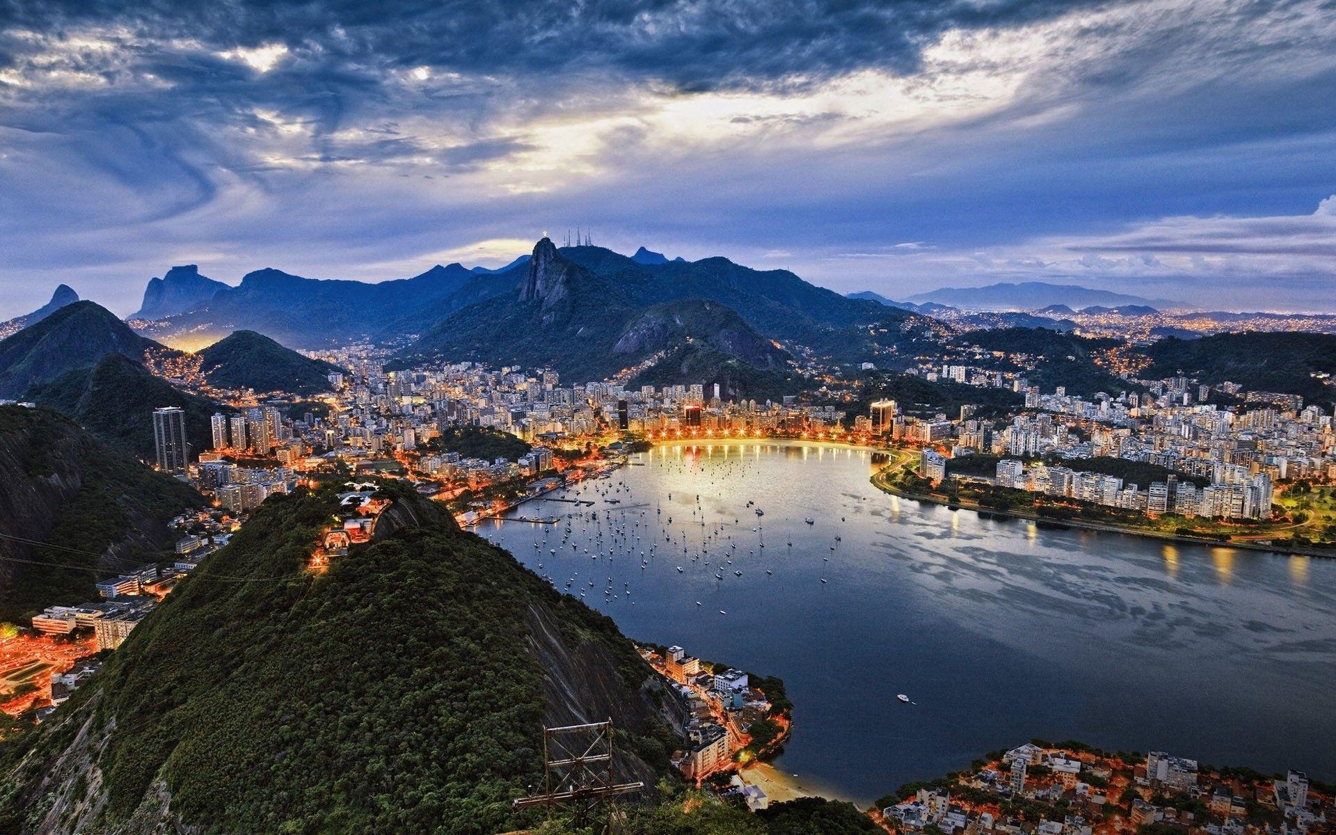 Täglich, Rio de Janeiro, Brasilien, Hintergrund, Reise, 1920x1200 HD Desktop