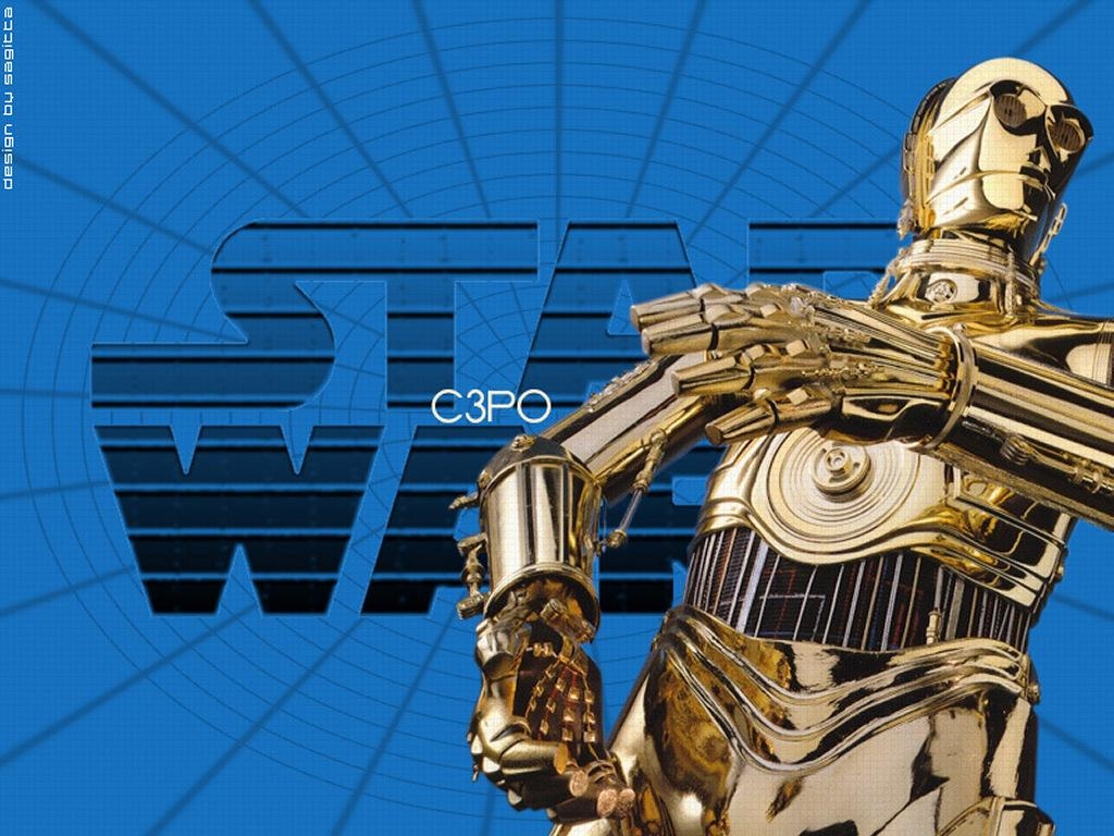 C-3PO, Prinzessin Leia, Star Wars, Roboter, Bild, 1030x770 HD Desktop