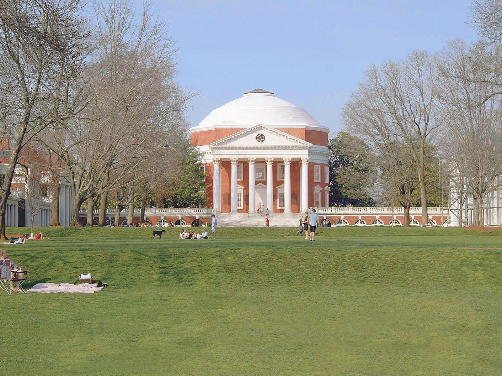 Universität von Virginia, Hintergrund, USA, Education, Landschaft, 1600x1200 HD Desktop