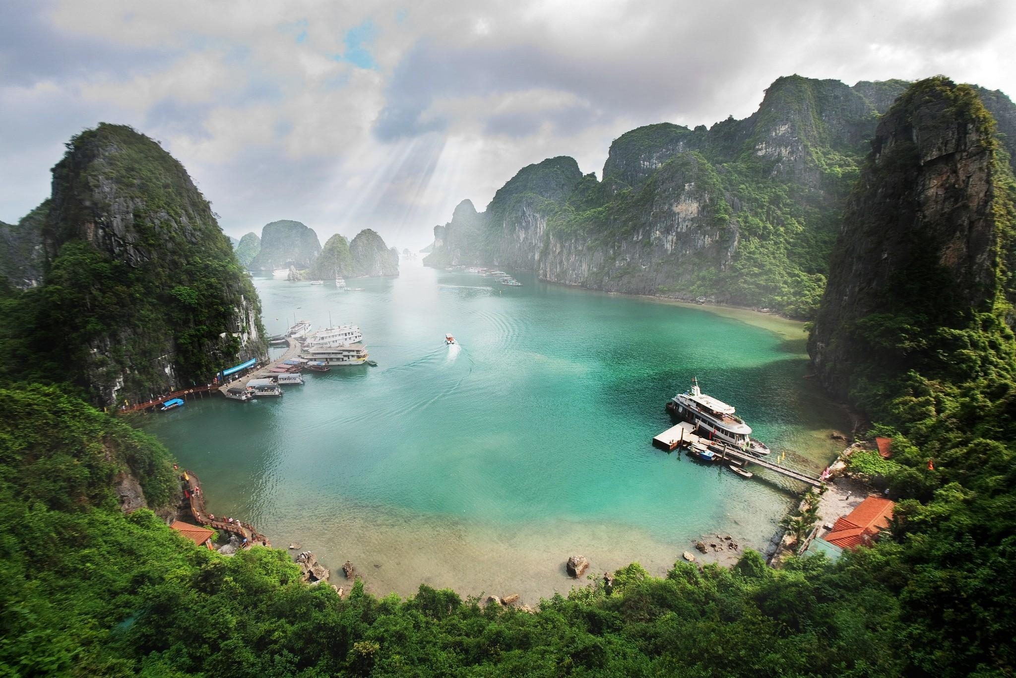 Halong Bay, HD, Hintergrund, Vietnam, Reisen, 2050x1370 HD Desktop