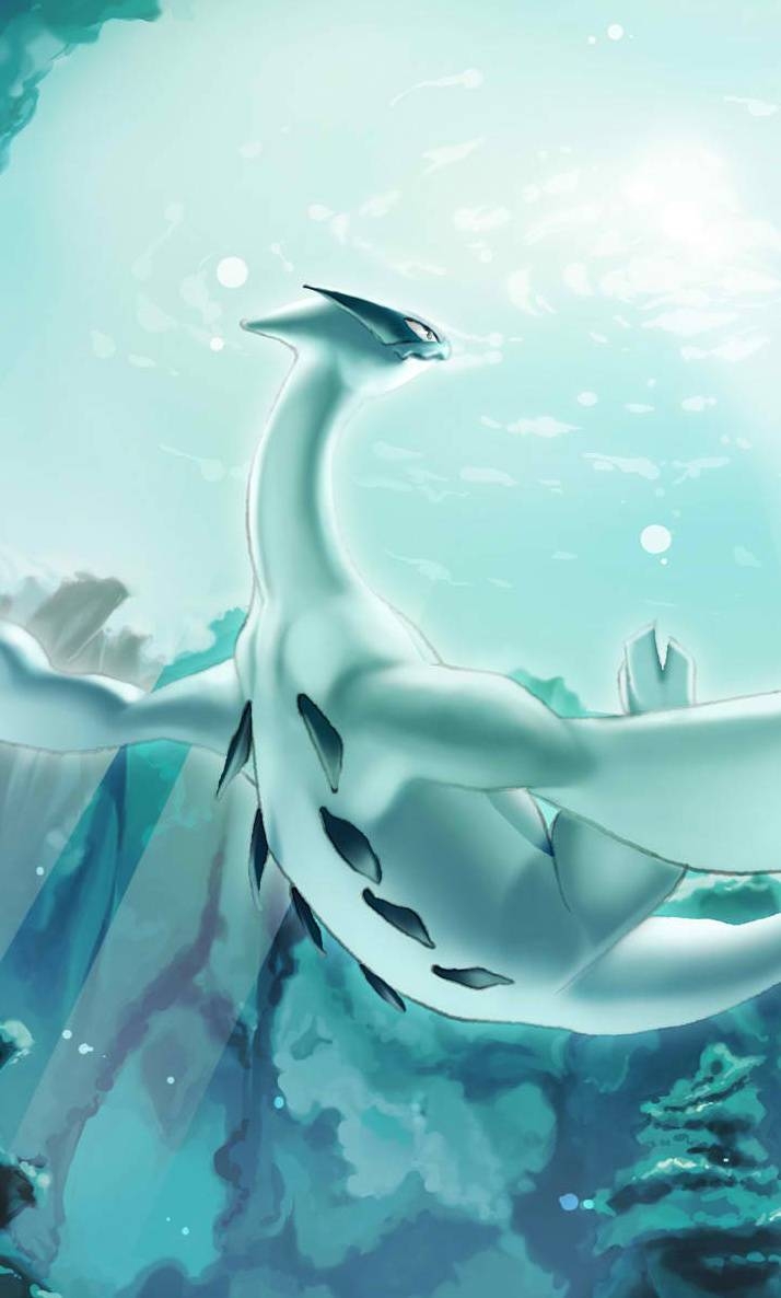 Lugia, kolossales Design, Anime, Pokémon, HD, 720x1190 HD Handy