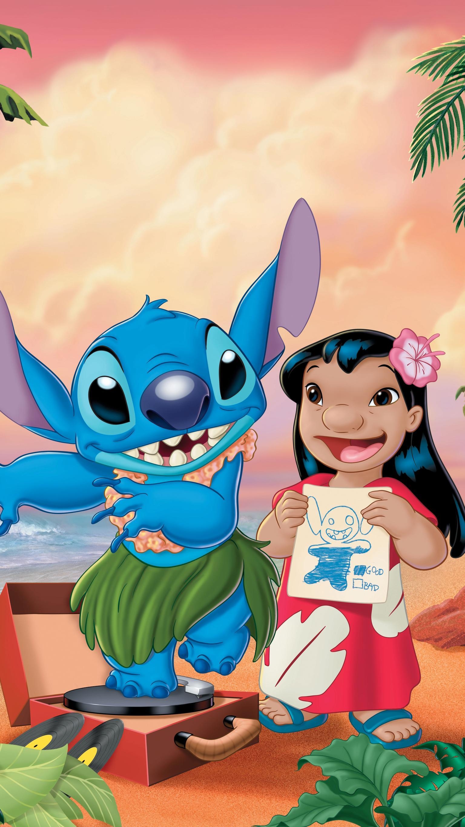 Lilo und Stitch 2, 2005, Cartoon, Disney, 1540x2740 HD Handy