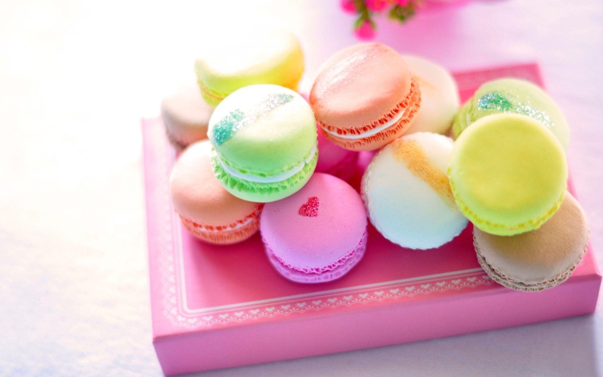 Macarons, Bunt, Geschenk, Essen, HD, 1920x1200 HD Desktop