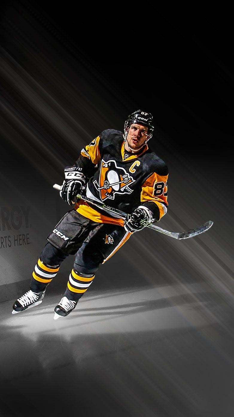 Sidney Crosby, iPhone, Hintergrund, Pittsburgh Penguins, Hockey, 790x1390 HD Handy