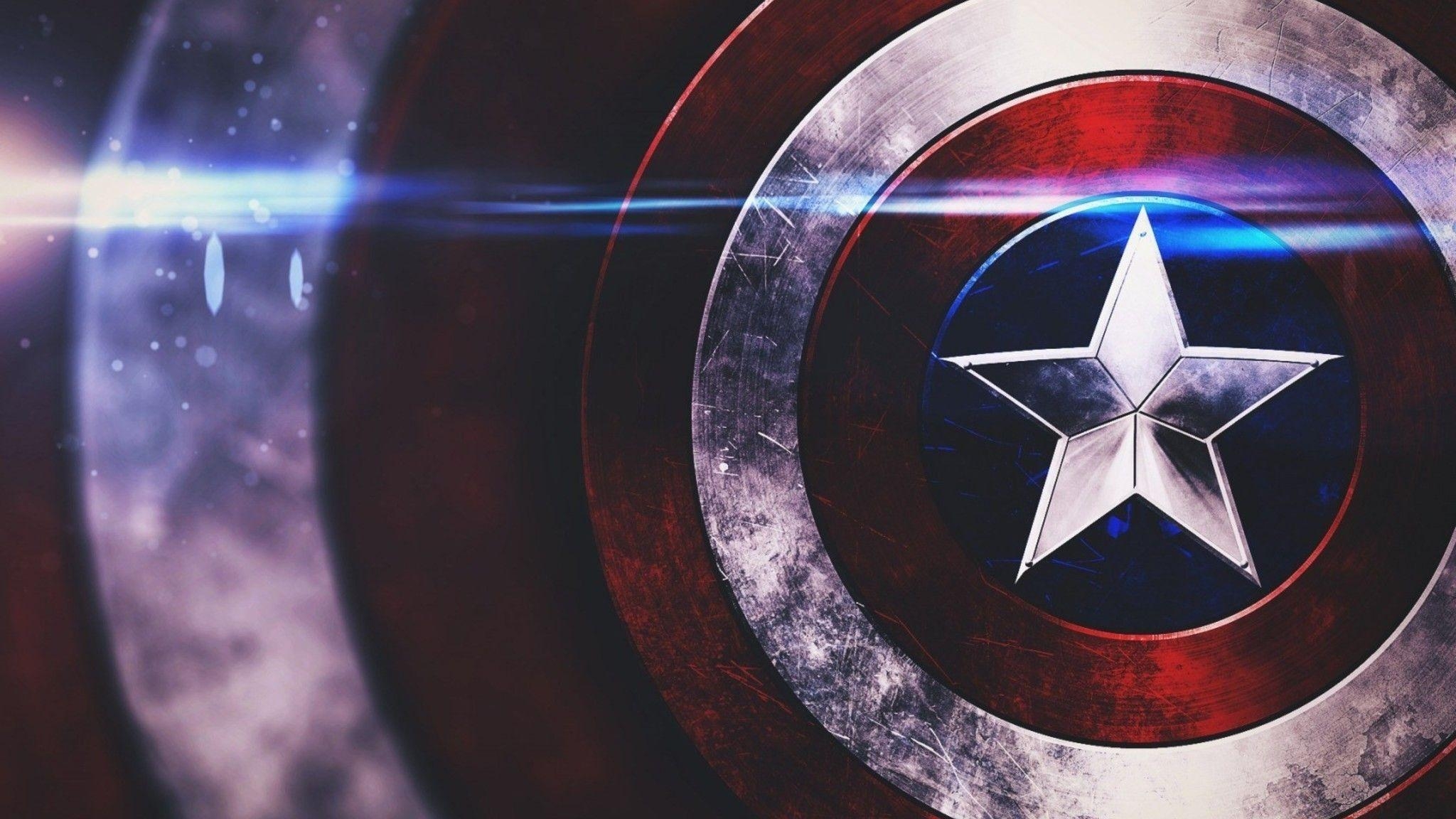 Captain America, Schild, 4K, HD, Auflösung, 2050x1160 HD Desktop