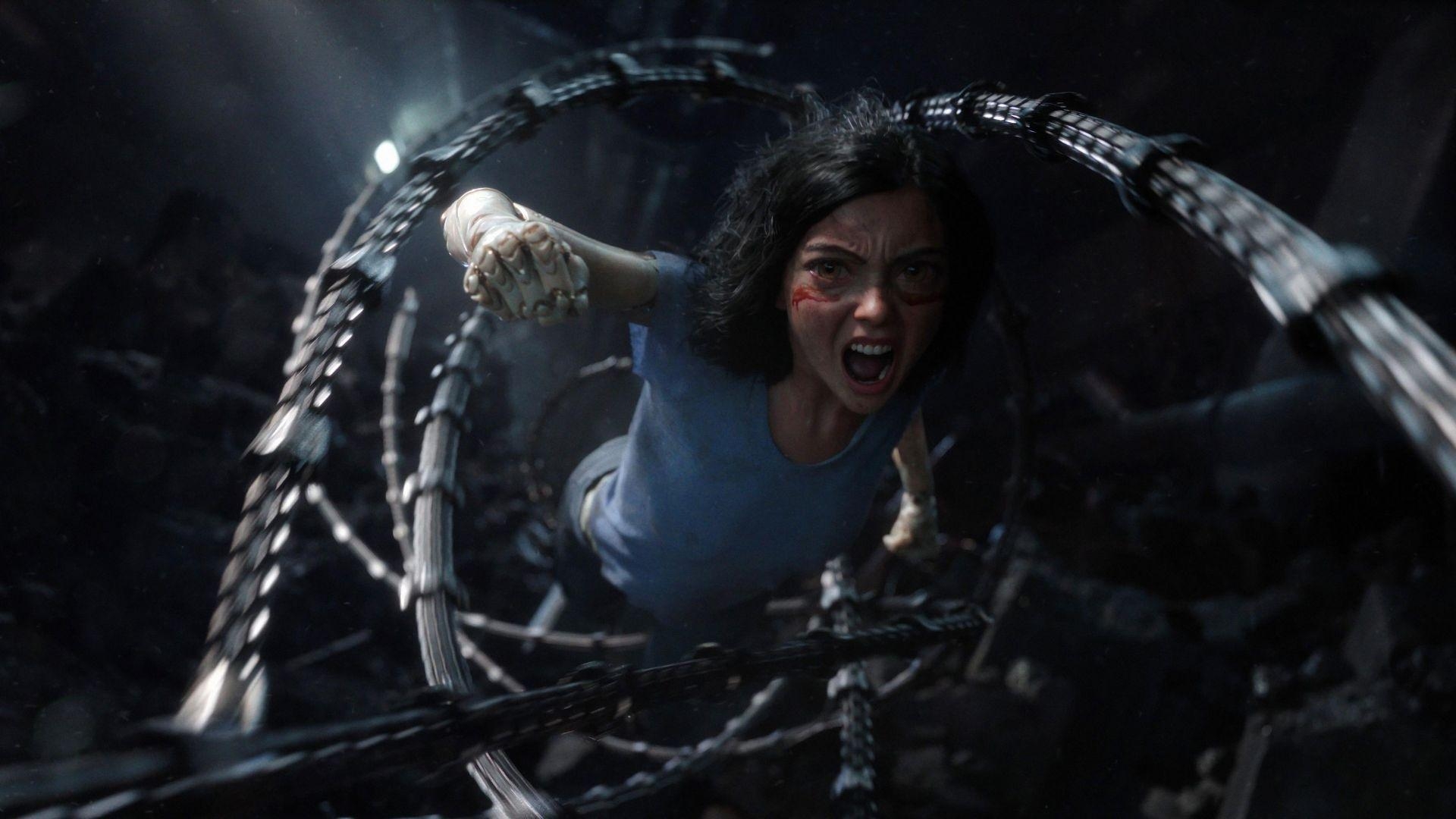 Alita Battle Angel, 3D, Desktop, HD, Hintergrund, 1920x1080 Full HD Desktop