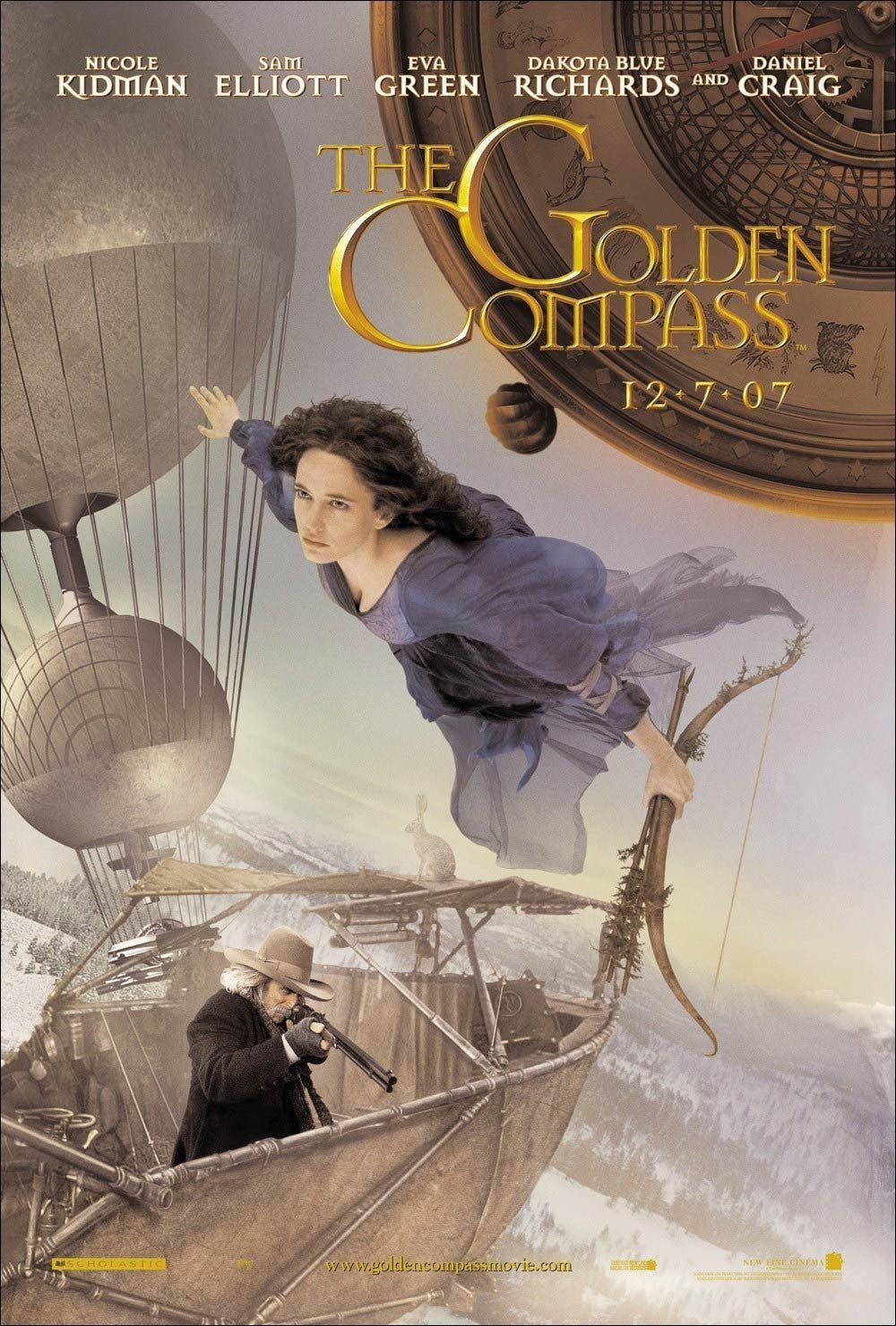 Filmplakat, Goldener Kompass, Fantasy, Abenteuer, 2007, 1000x1480 HD Handy