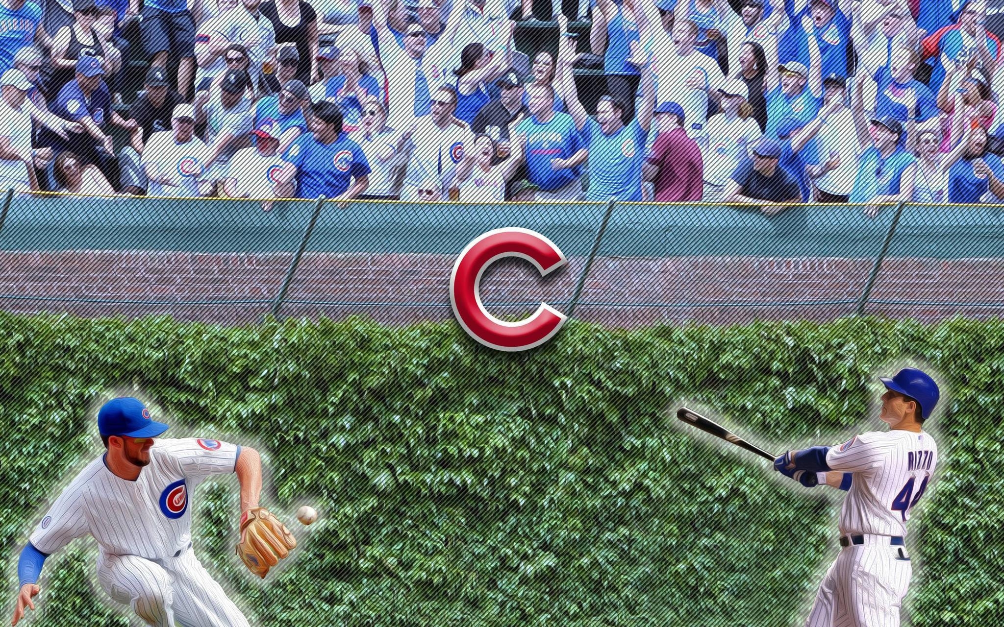 Cubs, Kris Bryant, Anthony Rizzo, Baseball, Mannschaft, 2050x1280 HD Desktop