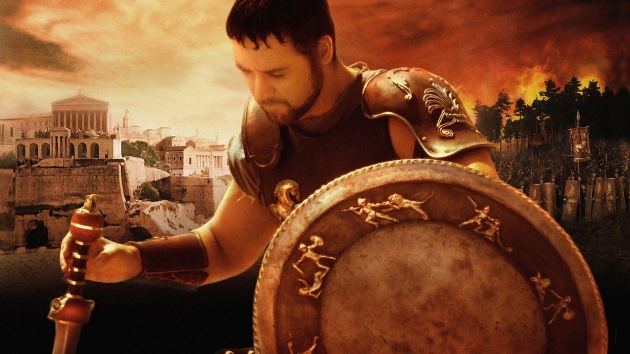 Gladiator, Russell Crowe, Film, Römer, Antike, 1250x700 HD Desktop