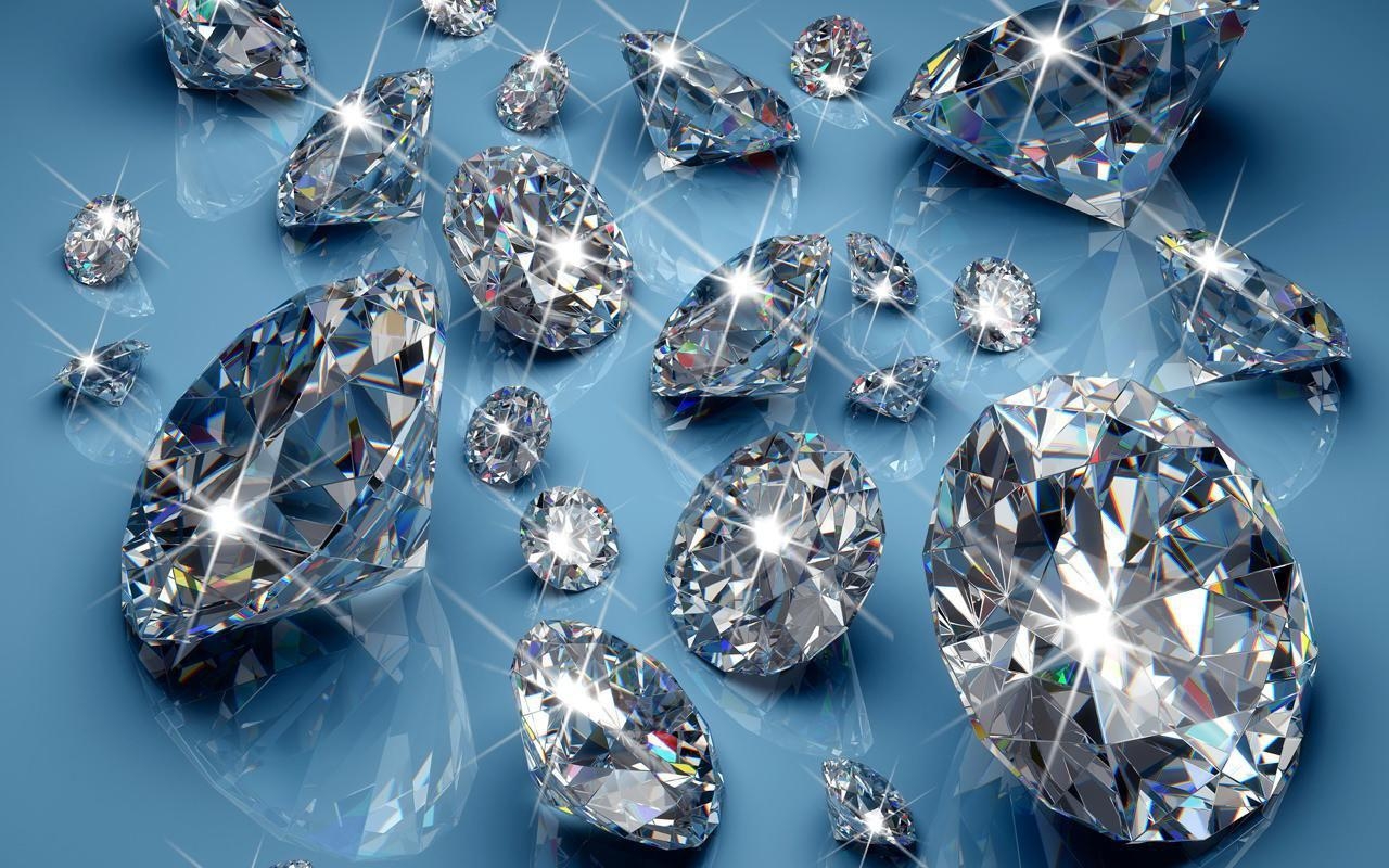 Diamant, Strahlend, Schönheit, Symmetrie, Edelstein, 1280x800 HD Desktop