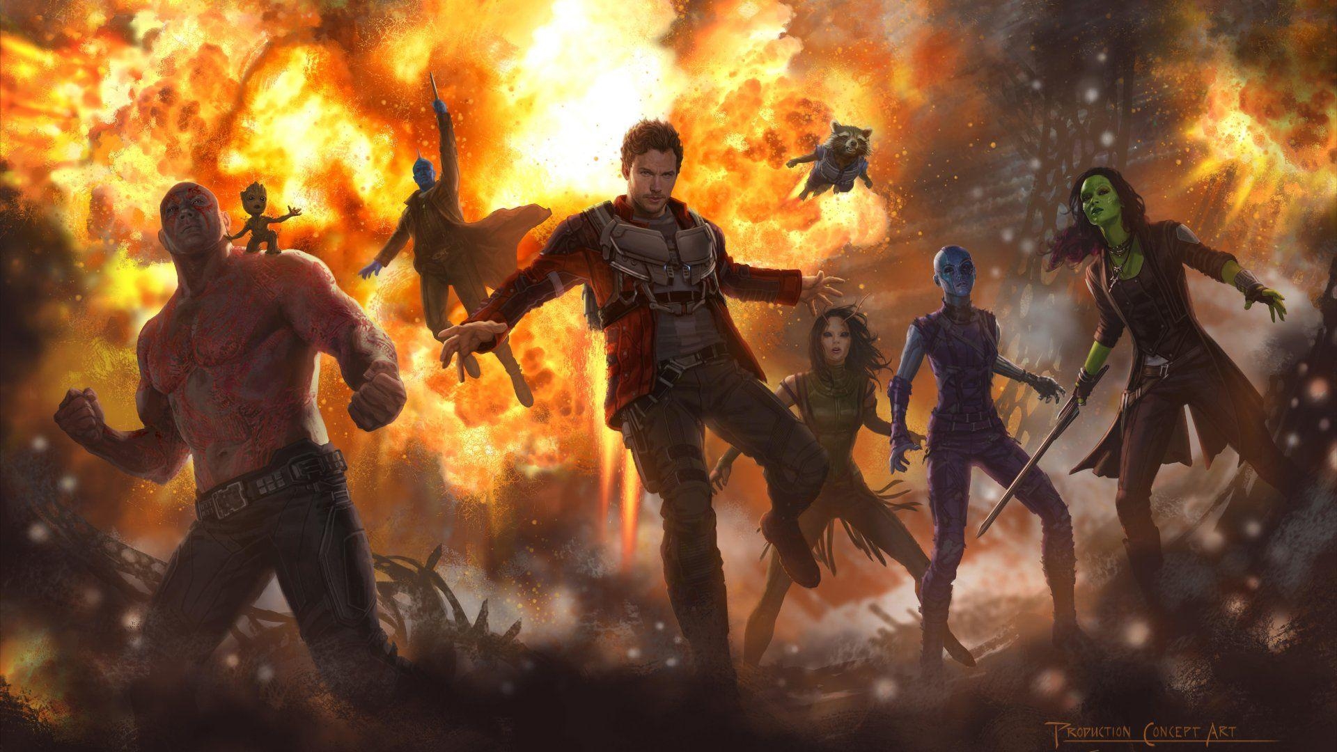 Guardians of the Galaxy, Vol. 2, Film, Marvel, Abenteuer, 1920x1080 Full HD Desktop