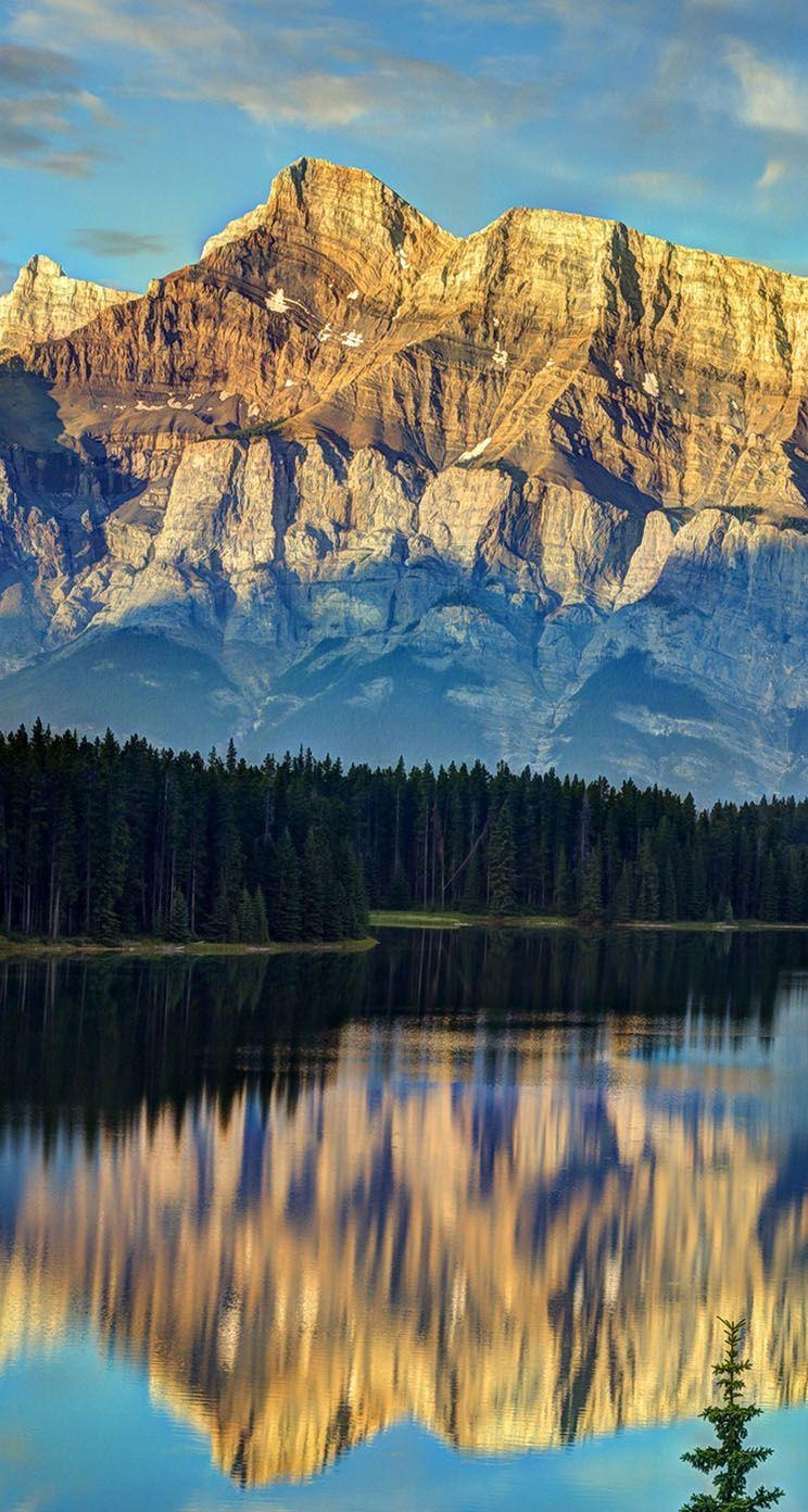 iPhone, Kanadische, Banff, Nationalpark, Hintergrund, 750x1400 HD Handy