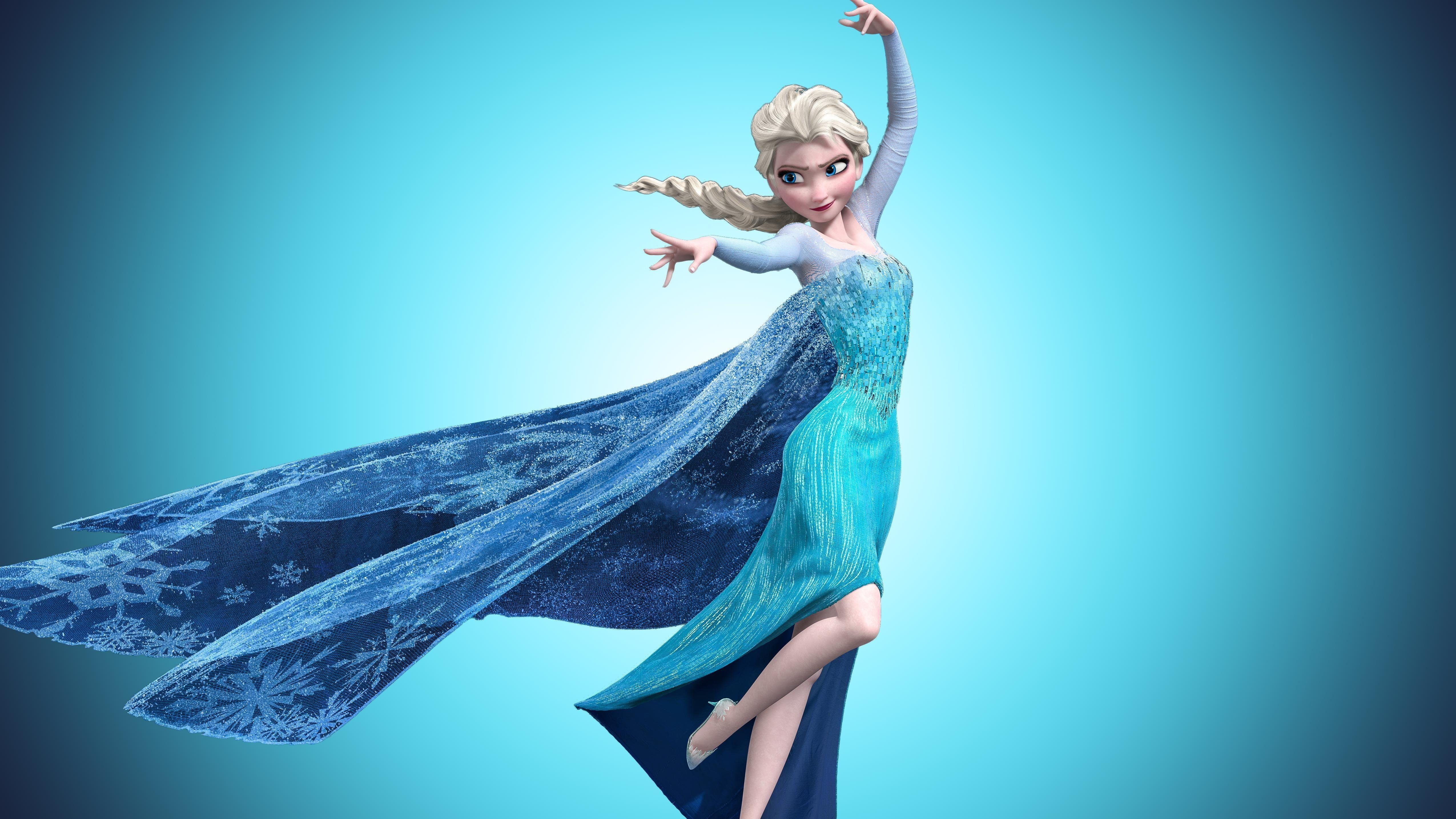 Elsa, Frozen, 4K, Bild, Hintergrund, 5100x2870 4K Desktop