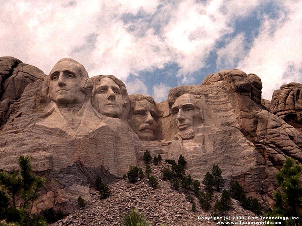 Mount Rushmore, Reisen, Felsenköpfe, Präsidenten, Monumental, 1030x770 HD Desktop