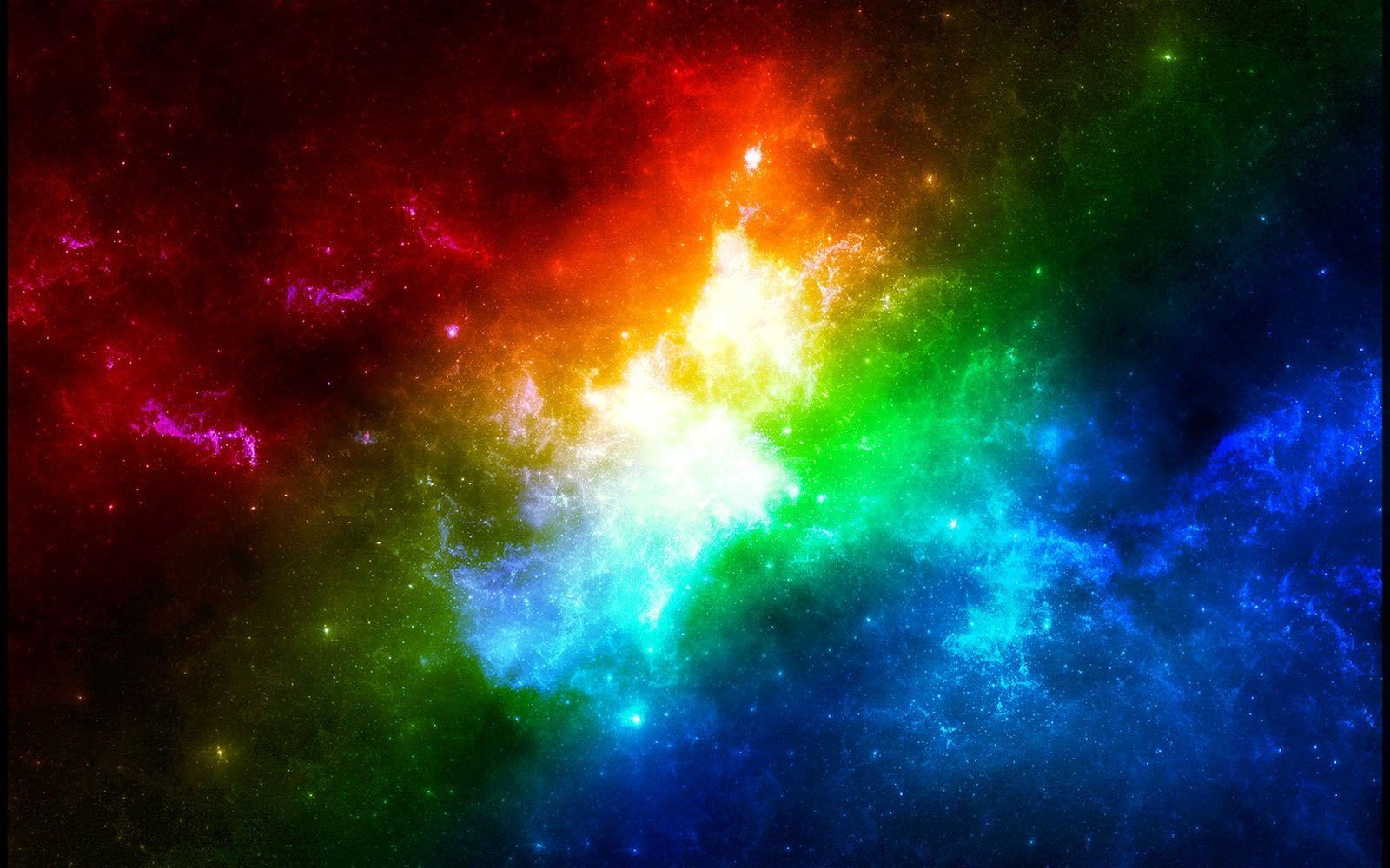 Regenbogenfarben, Weltraum, Galaxy, 2019, 1600x1000, 1600x1000 HD Desktop