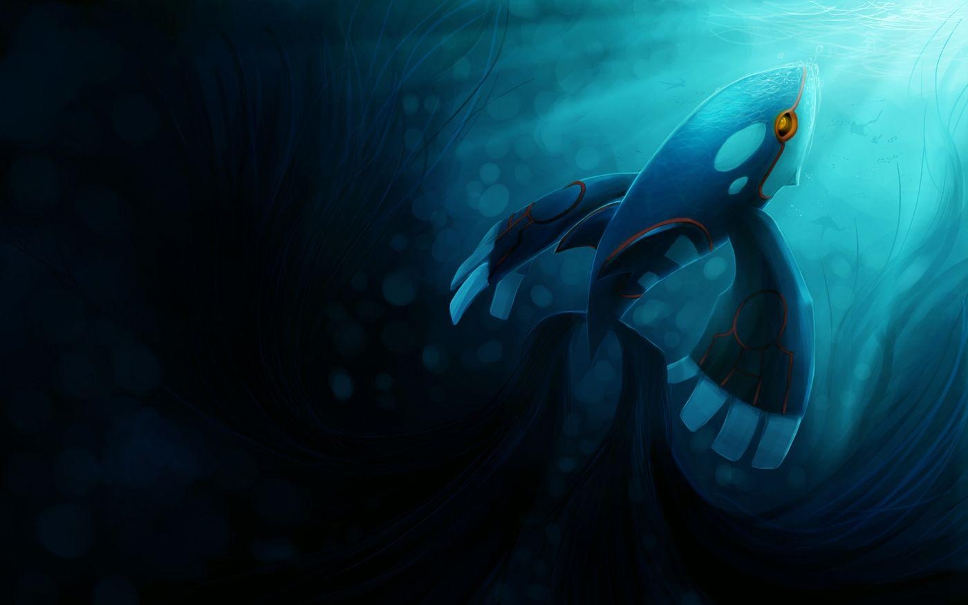 Kyogre, Anime, Bild, Brett, Pokémon, 1400x880 HD Desktop