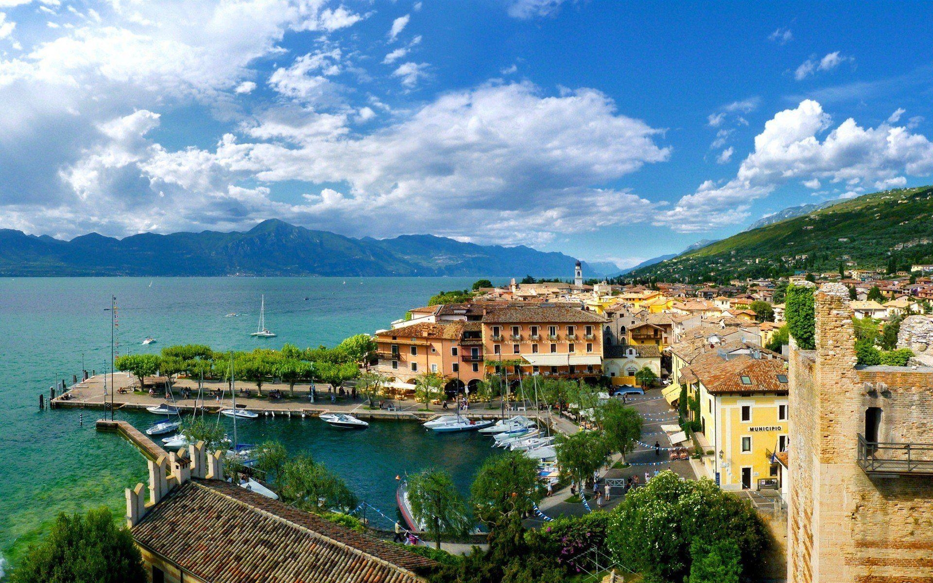 Gardasee, Italien, Fotografie, Landschaft, HD, 1920x1200 HD Desktop