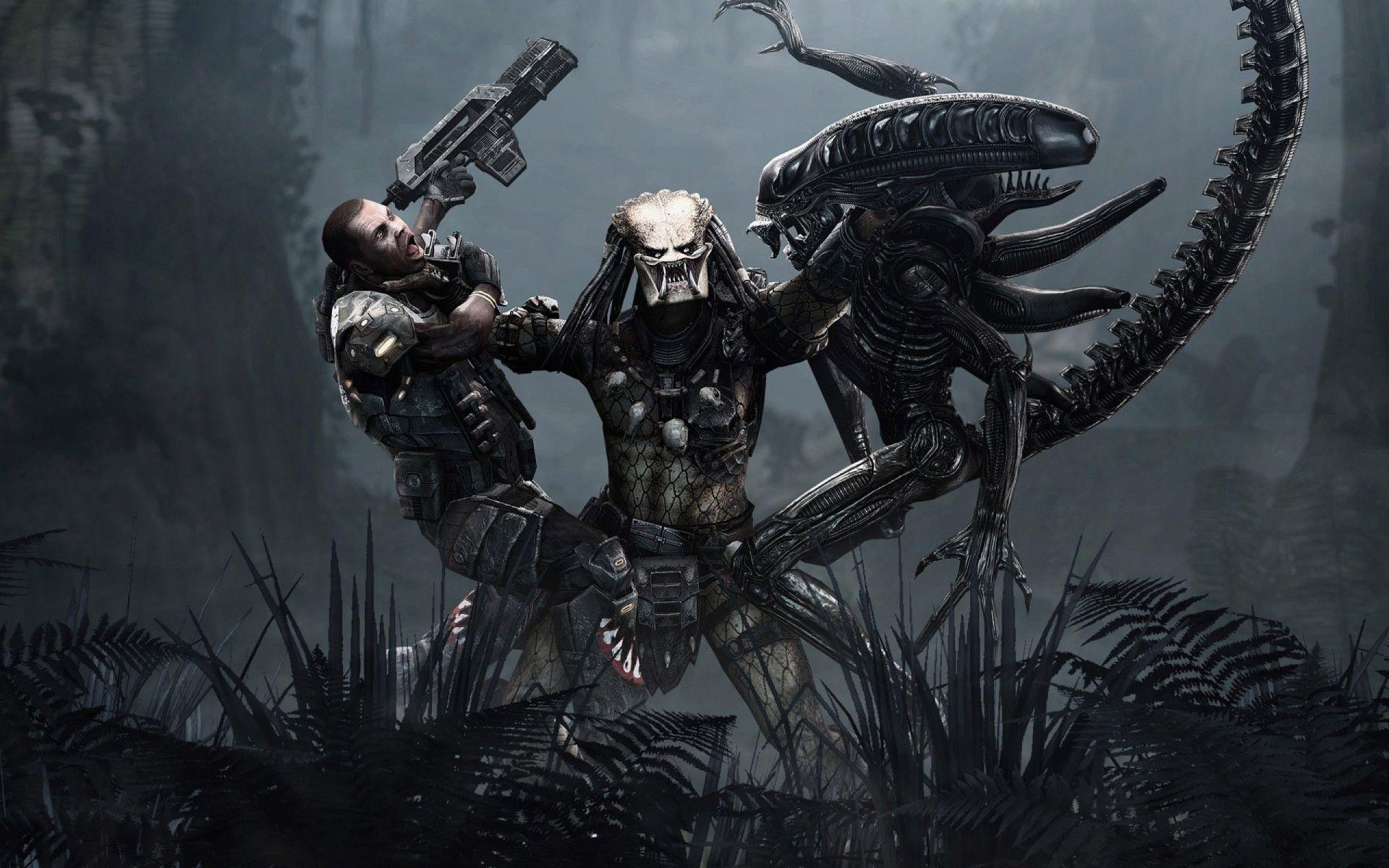 Alien vs Predator, Film, Sci-Fi, Abenteuer, Kampf, 1920x1200 HD Desktop