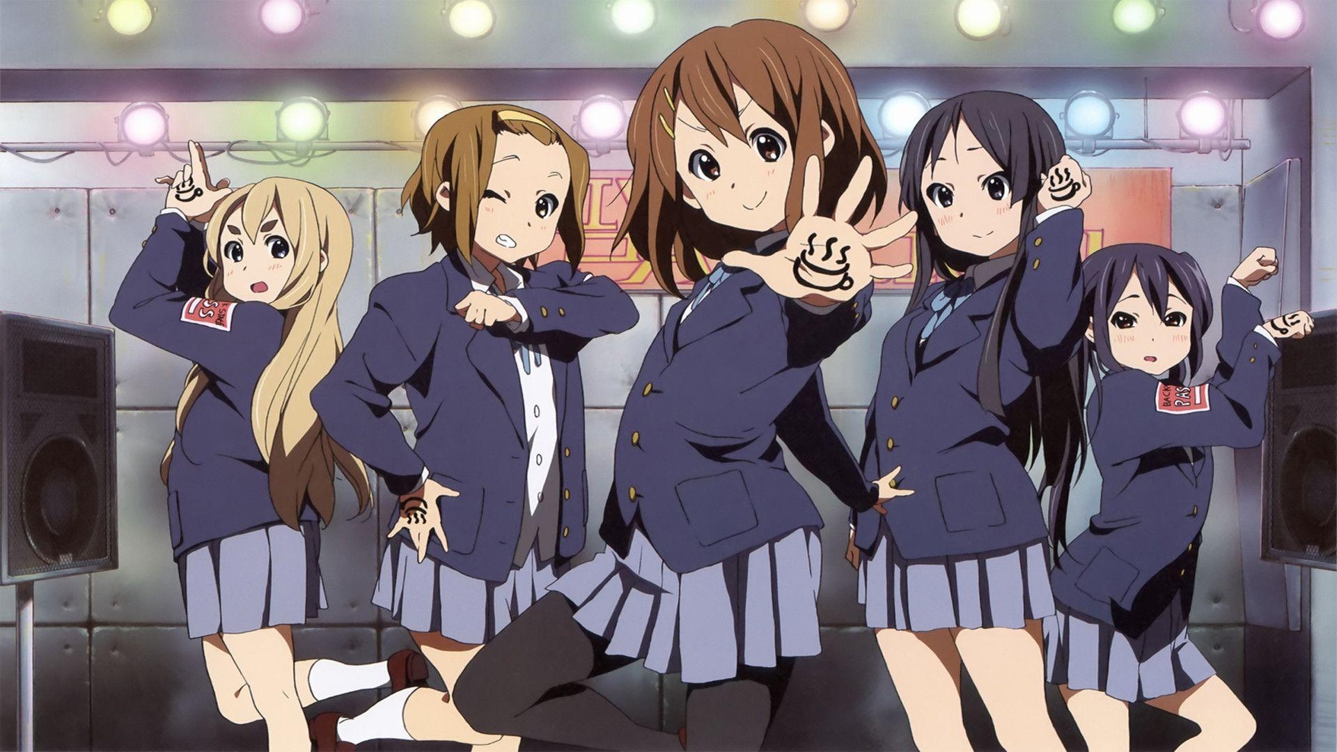 K-ON!, Anime, HD Hintergrund, 1080p, Mädchenband, 1920x1080 Full HD Desktop