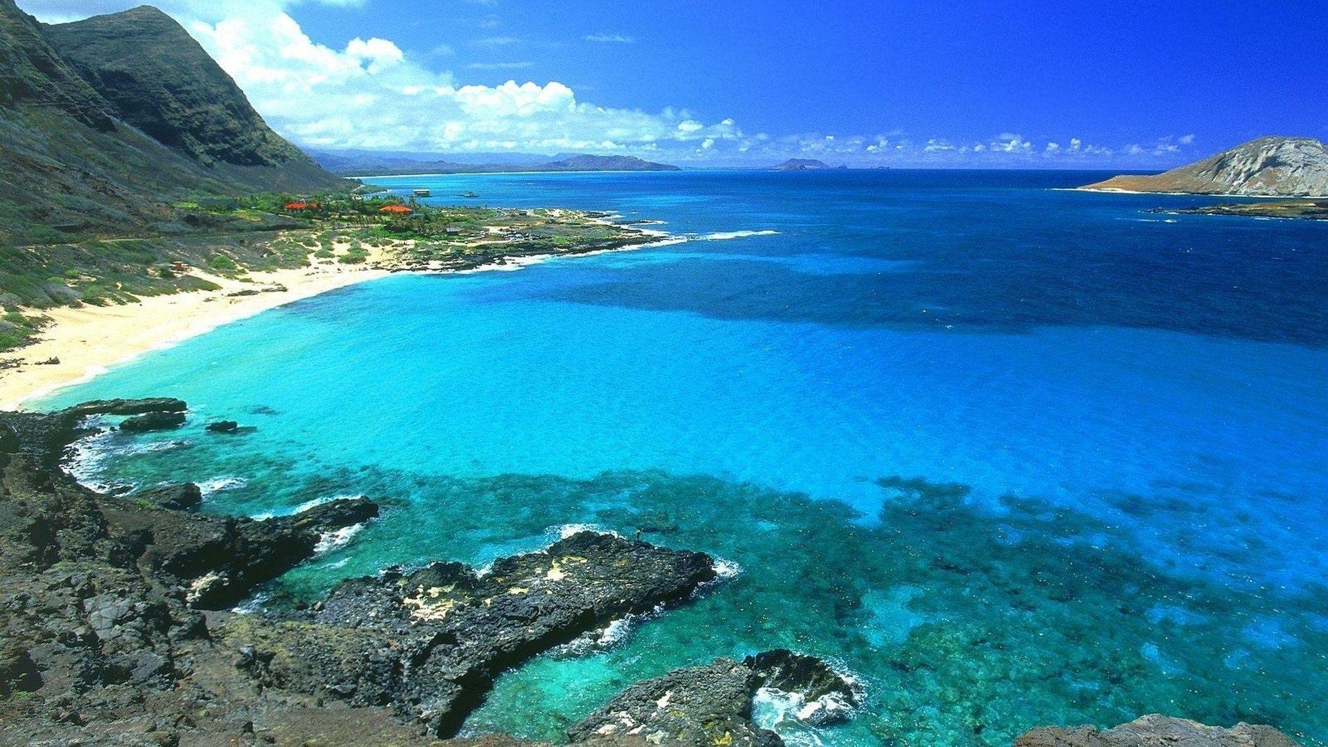 Meer, Natur, Urlaub, Oahu, Blau, 1920x1080 Full HD Desktop