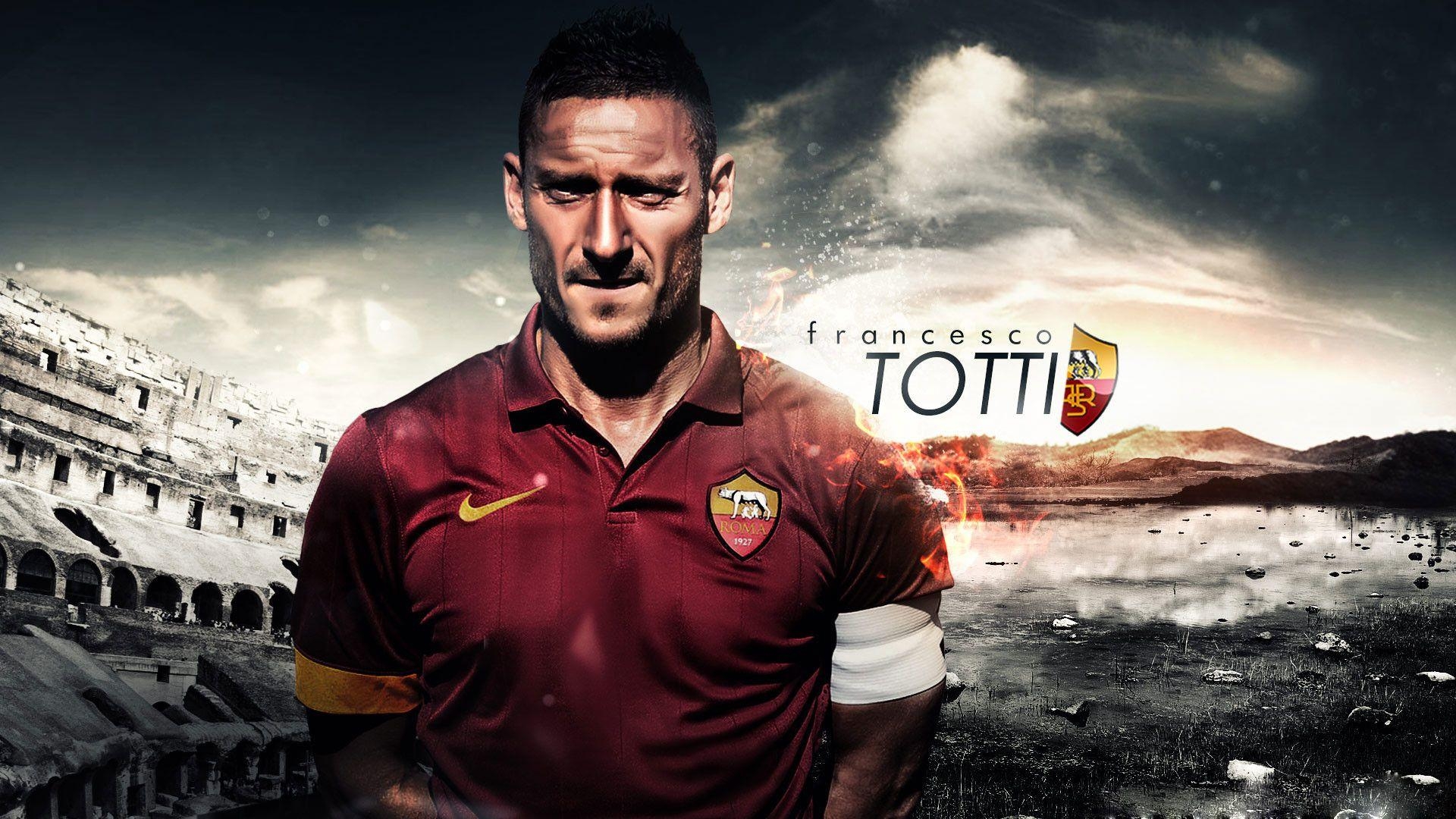 Francesco Totti, Fußball, Italien, Sport, Hintergrund, 1920x1080 Full HD Desktop