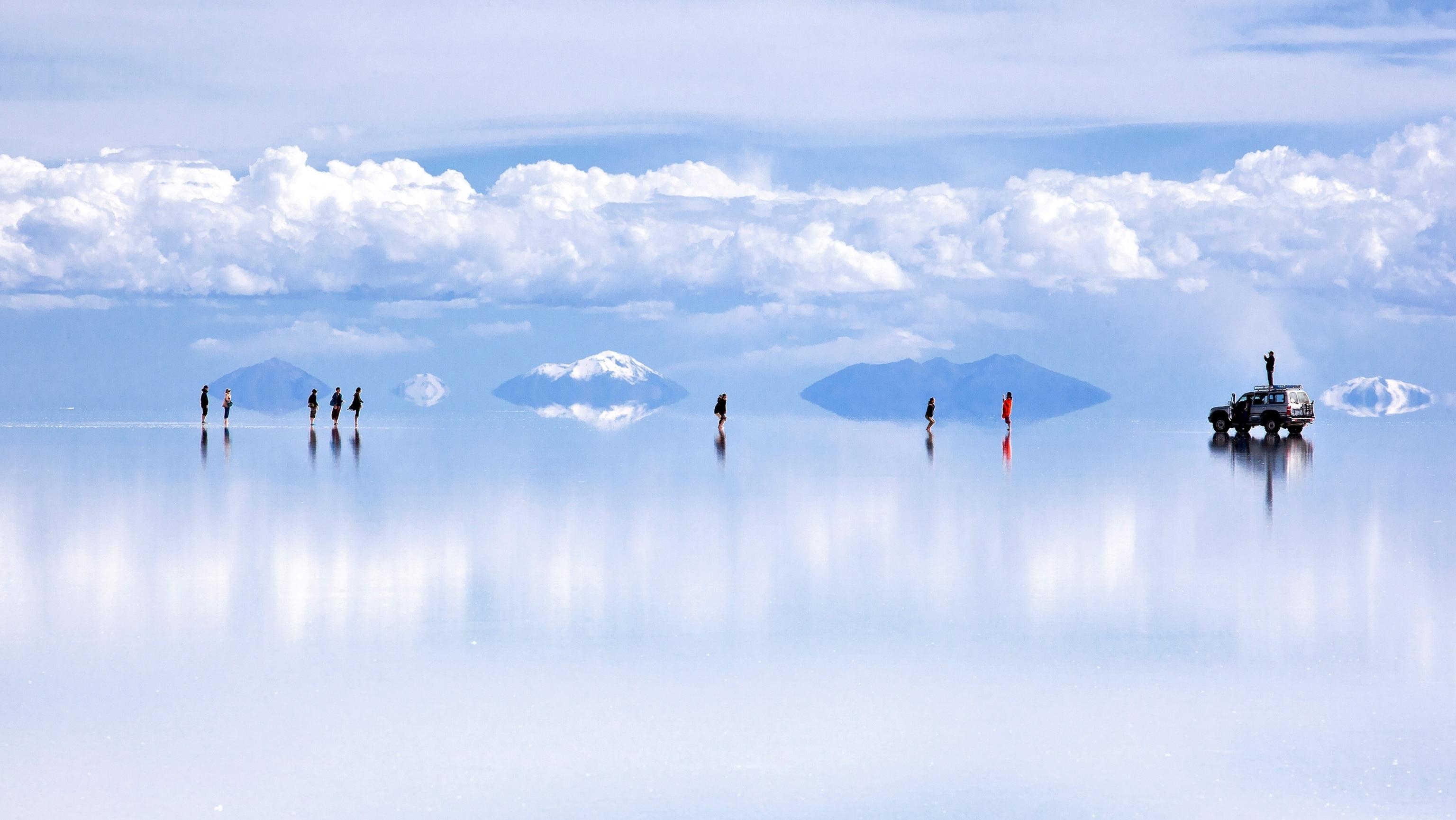 Bolivien, Tour, Salar de Uyuni, Reisen, Abenteuer, 3080x1730 HD Desktop