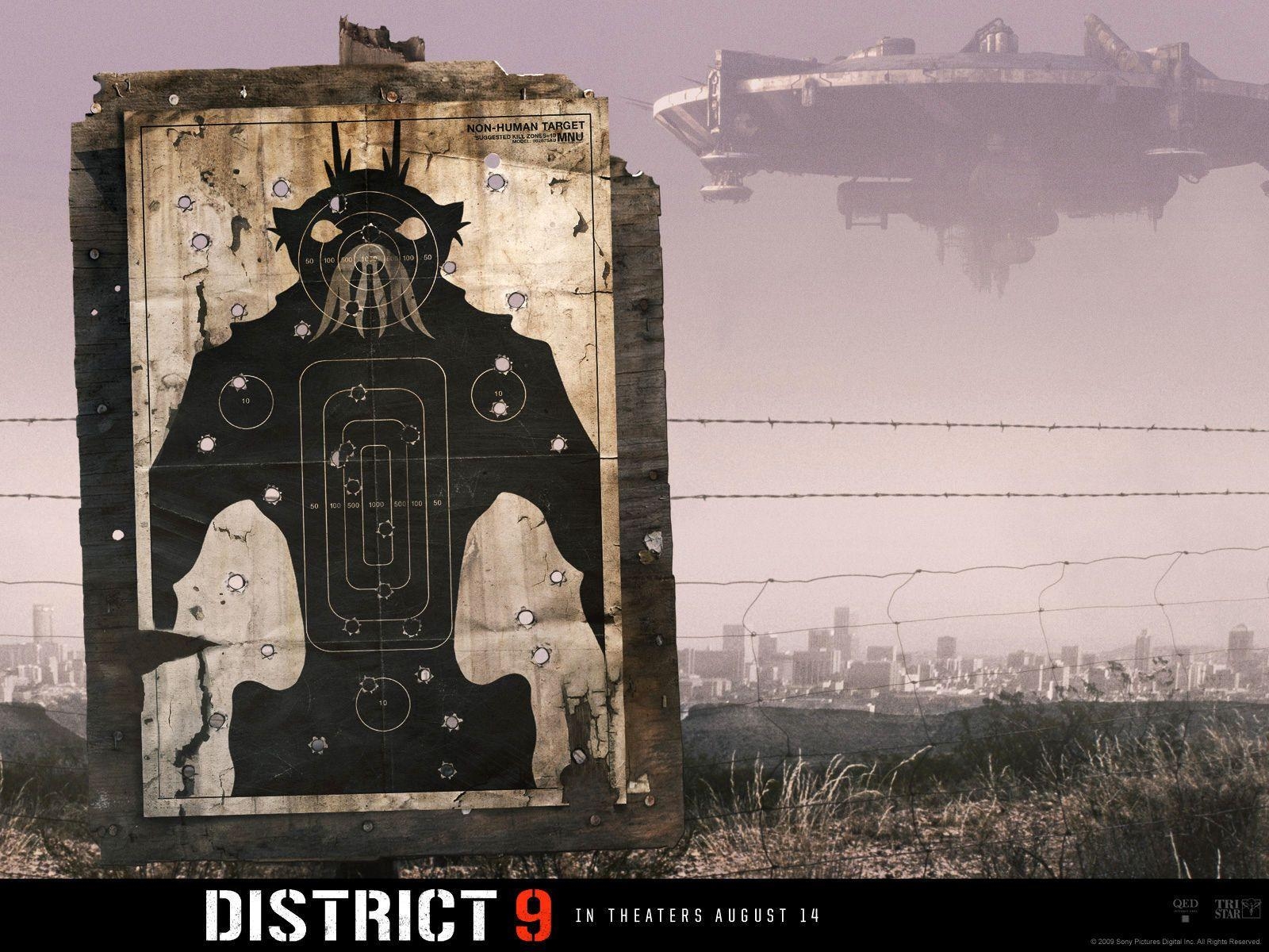 District 9 Aliens Schießstand Film Poster, 1600x1200 HD Desktop