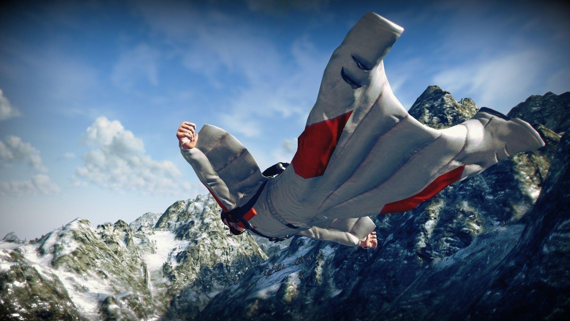 Wingsuit, Hintergrund, Sport, Extremsport, Flug, 1920x1080 Full HD Desktop