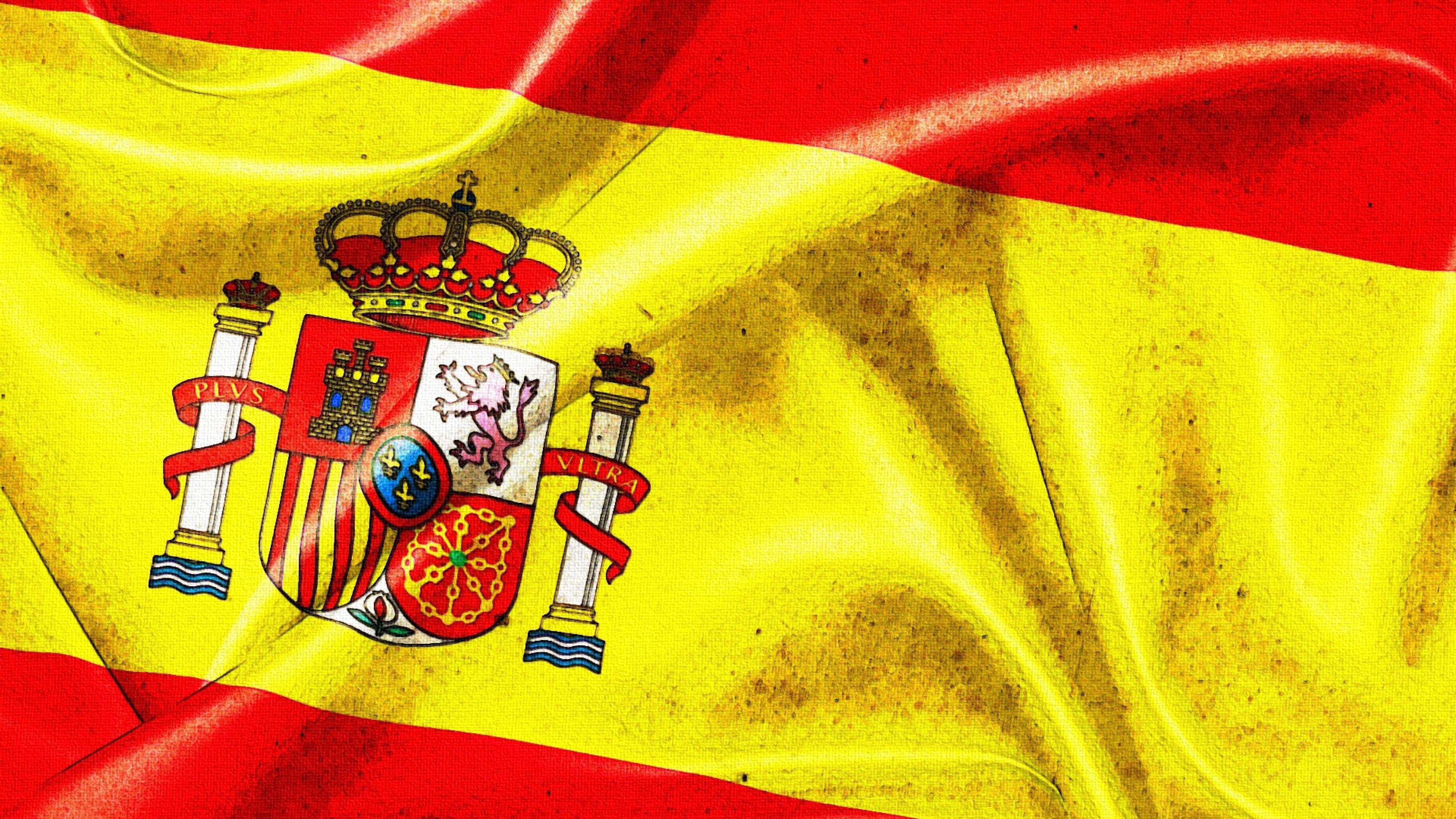 Spanien, Flagge, Breitbild, Hintergrund, 50697px, 3840x2160 4K Desktop