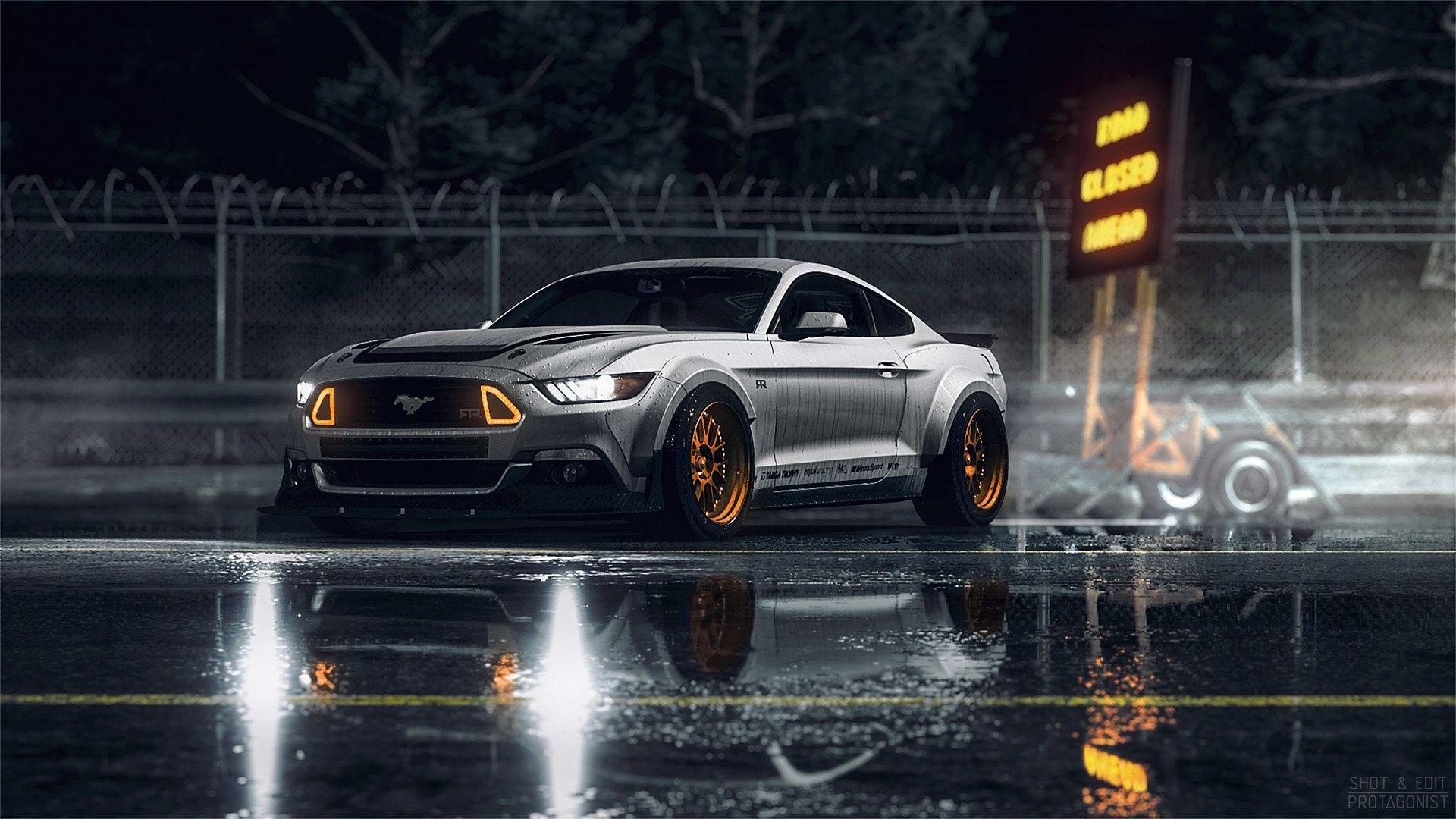 Ford Mustang, Autos, Motorräder, Mädchen, Wallpaper, 1920x1080 Full HD Desktop