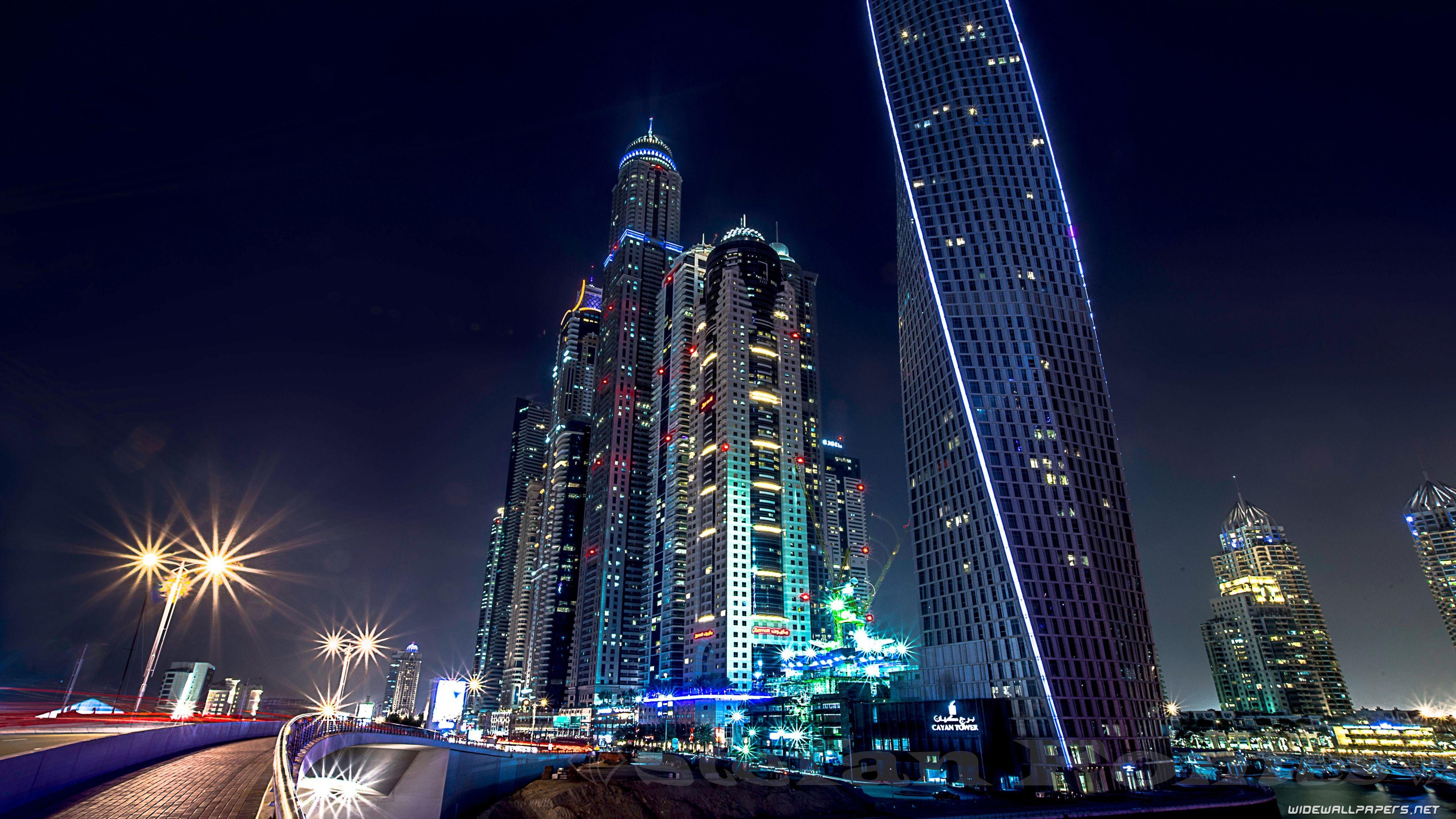 Dubai Reisen, Schön, Skyline, Modern, Stadt, 3840x2160 4K Desktop