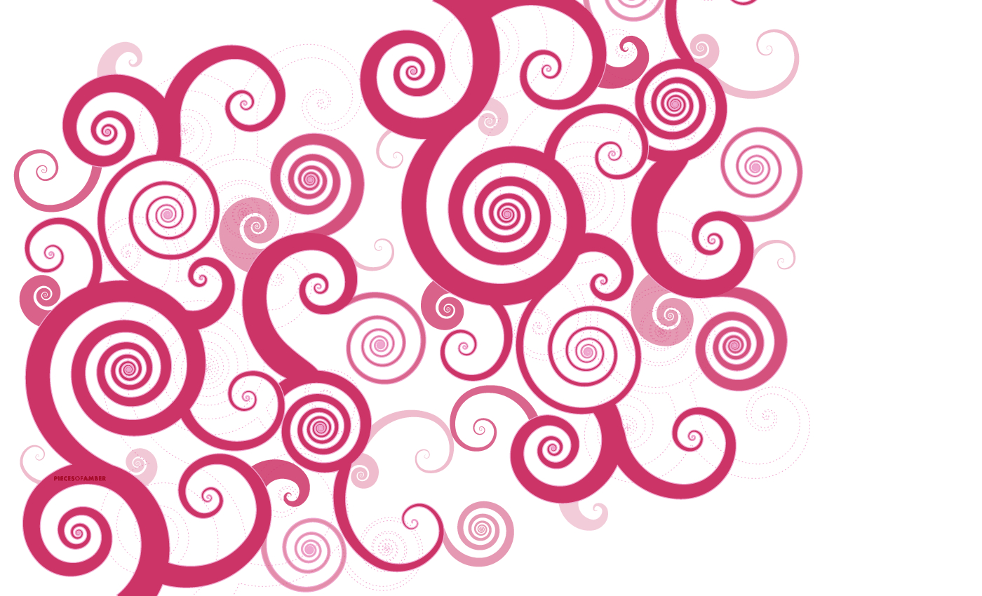 Rosa Wirbel, Design, Swirl, Muster, Hintergrund, 1400x850 HD Desktop