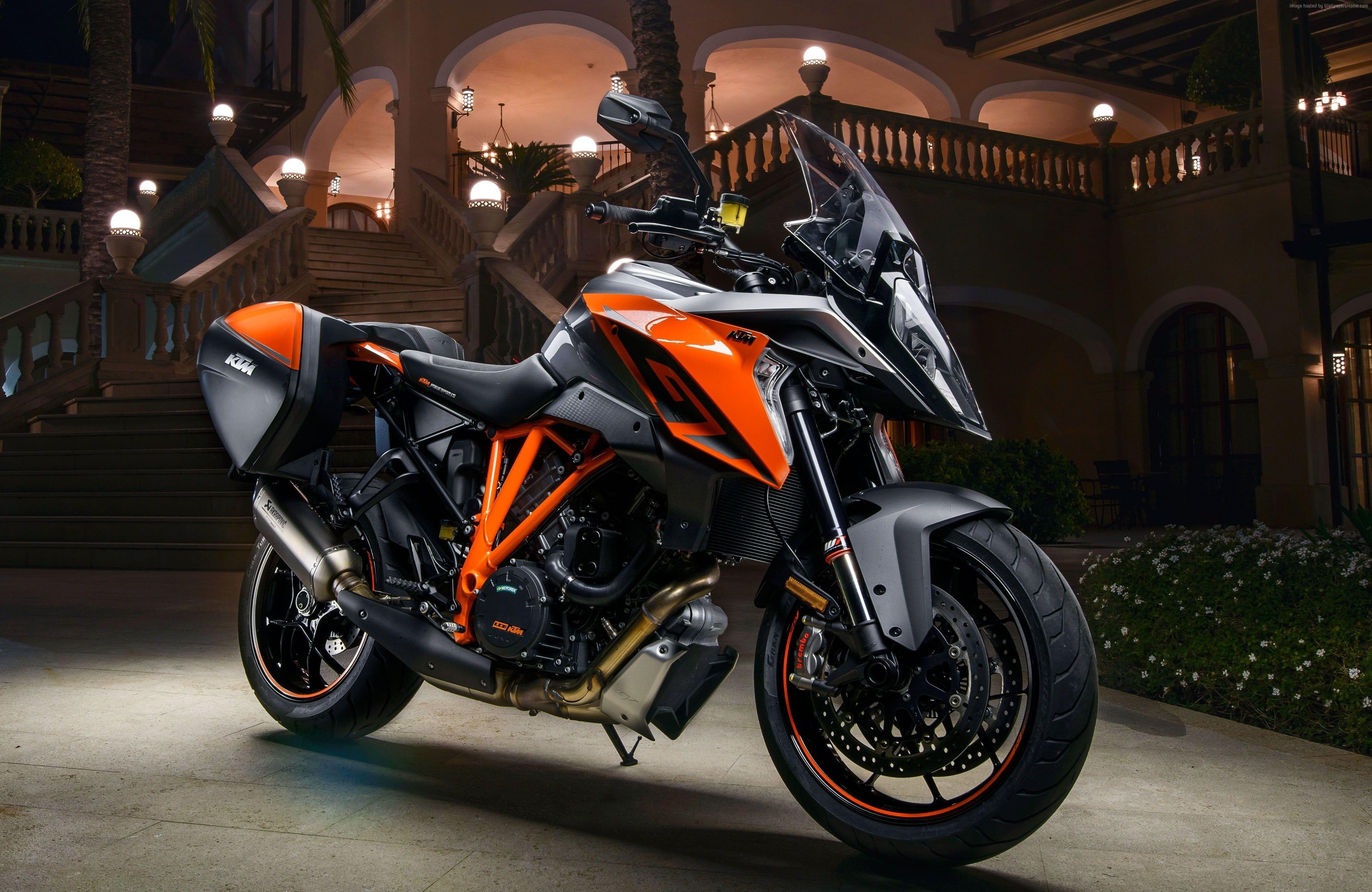 KTM, Orange, Schwarz, Sportbike, HD, 4000x2610 4K Desktop