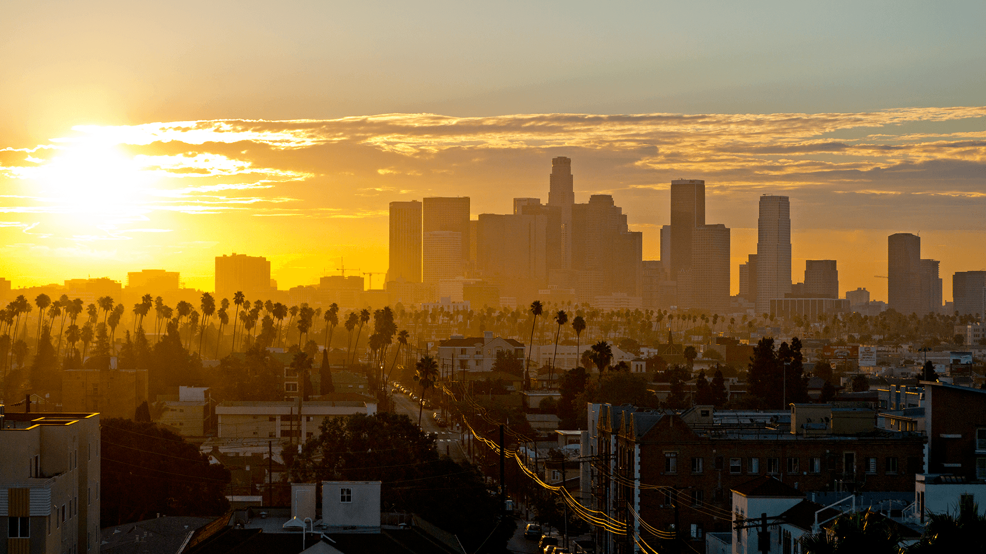 Los Angeles, Beeindruckend, Stadt, Hintergrund, Kalifornien, 1920x1080 Full HD Desktop