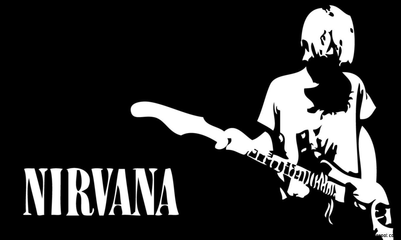 Nirvana, Grunge, Kultband, Hintergrundbild, 90er, 1360x810 HD Desktop